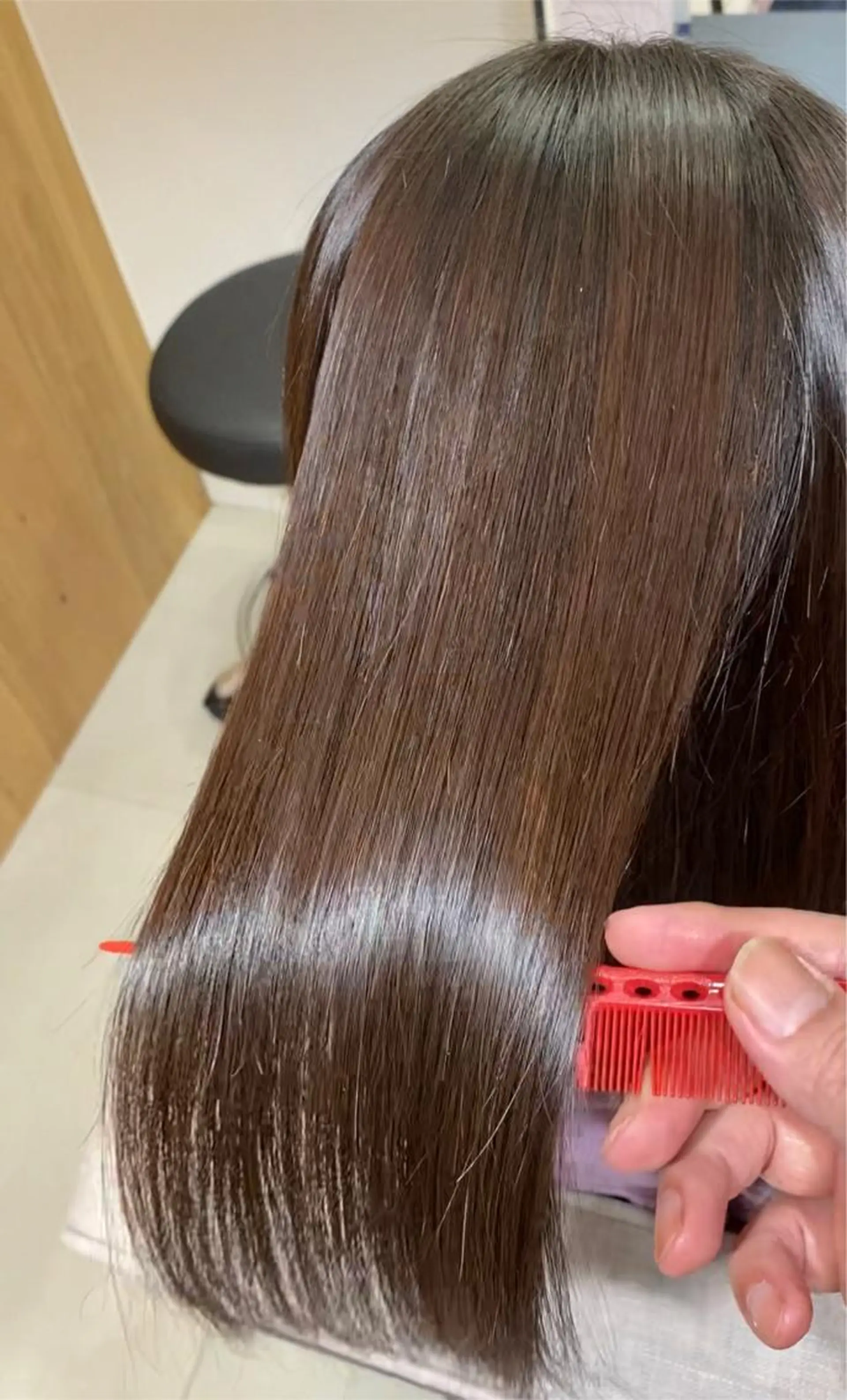 ミディアム 縮毛矯正 GO TODAY SHAiRE SALON吉祥寺所属・【美髪✖️髪質改善】 【ネオメテオ】寿藤のヘアスタイル