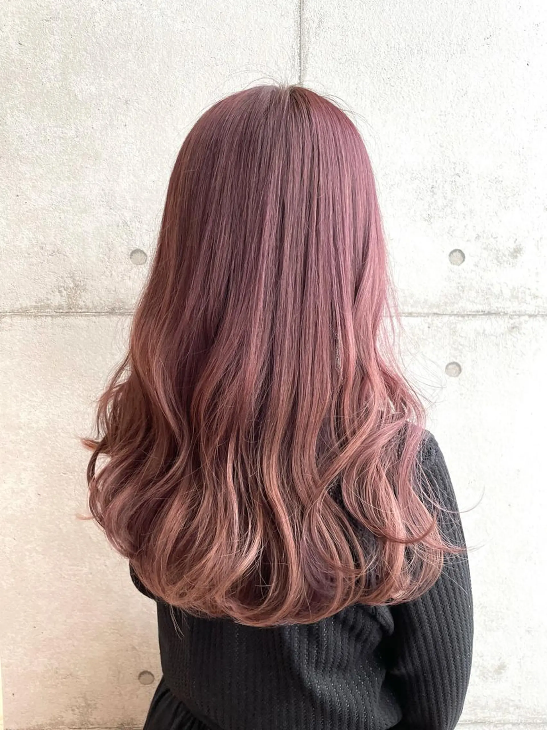 ロング カラー カット ヘアカラー 透明感カラー/大阪 Rieのヘアスタイル
