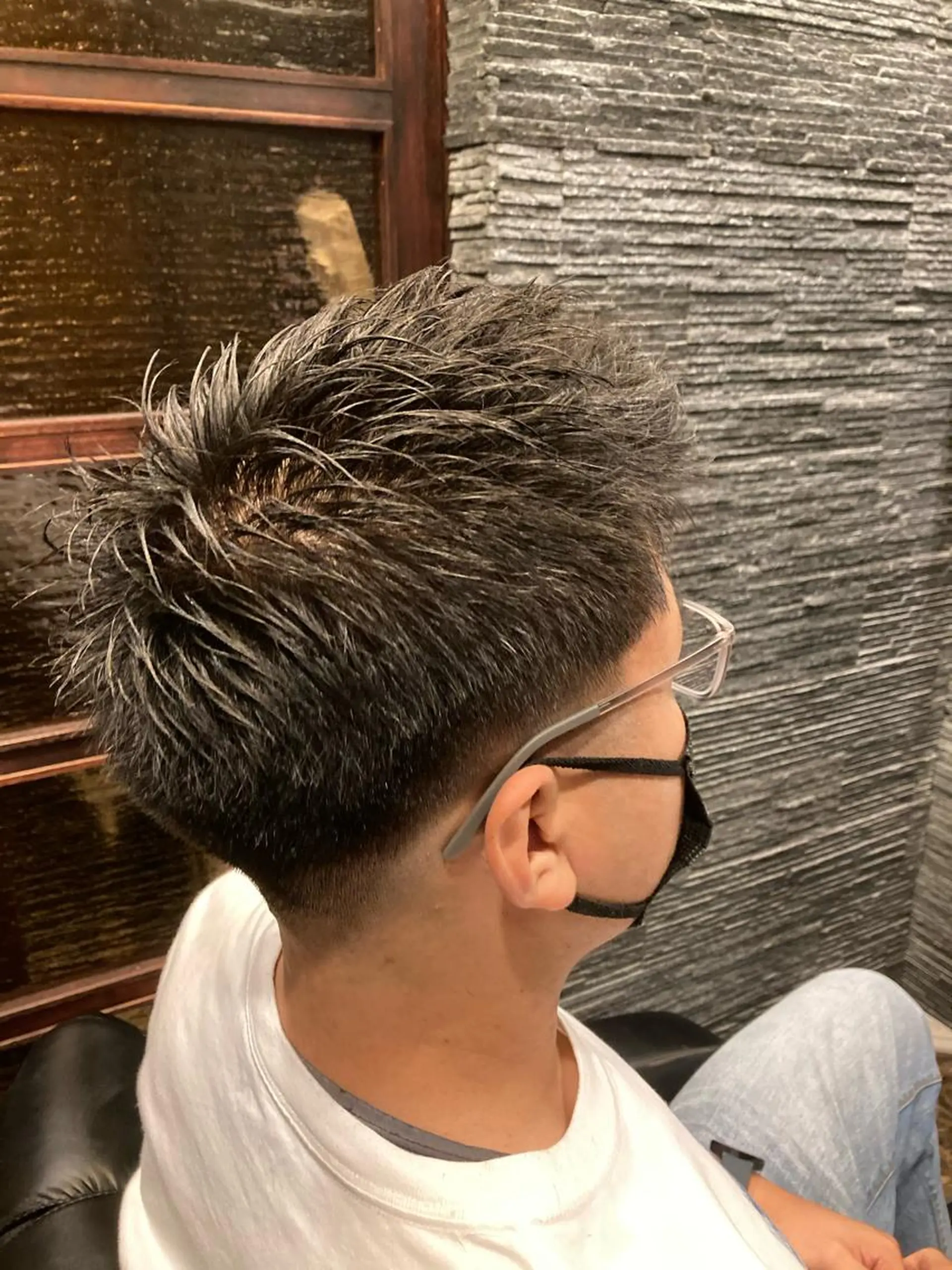 メンズ フェードカット モヒカン ヒロ銀座 名駅西口店のヘアスタイル