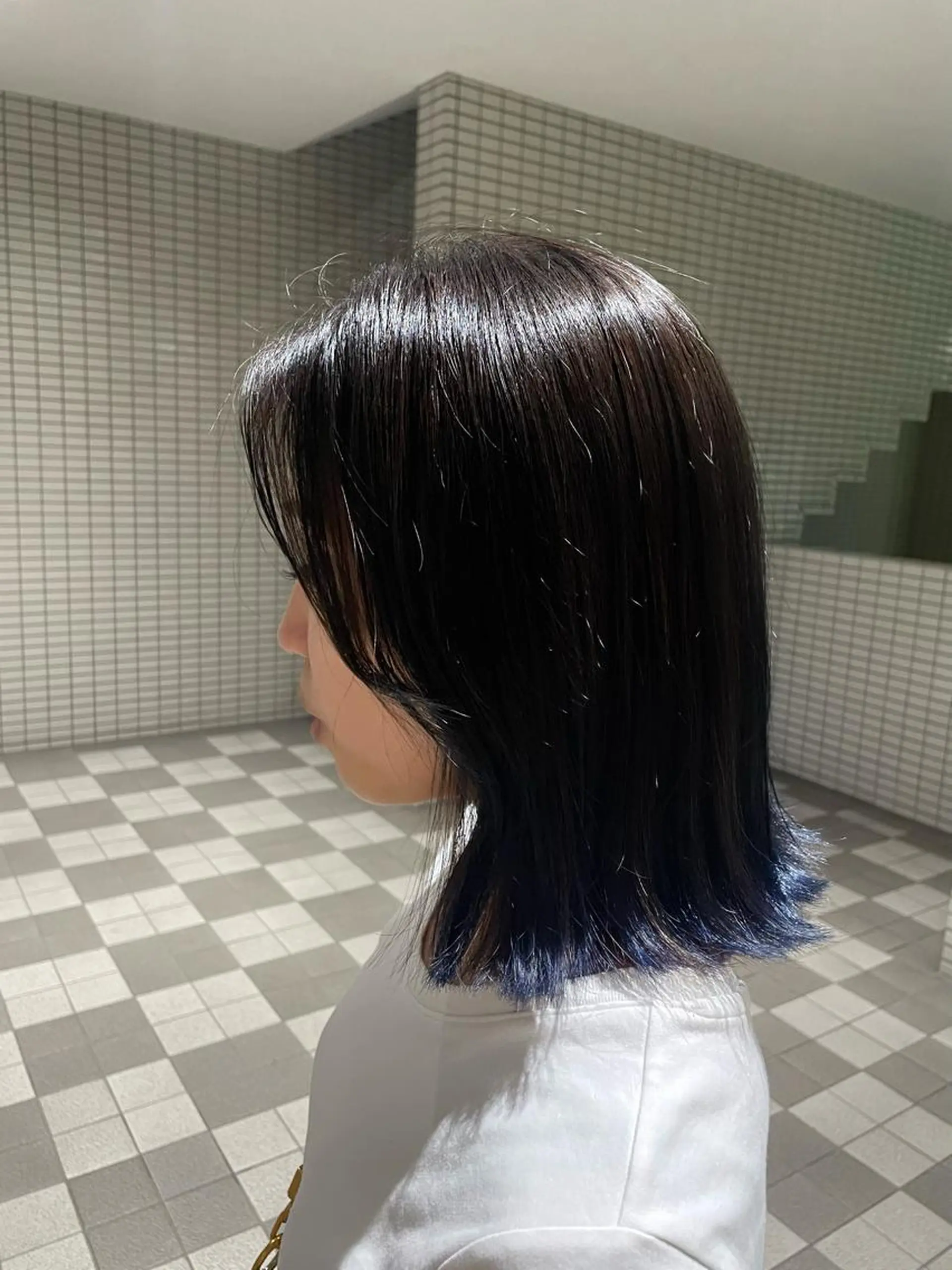 ミディアム カラー Happiness王寺所属・髪質改善カラー 🫧萩原のヘアスタイル