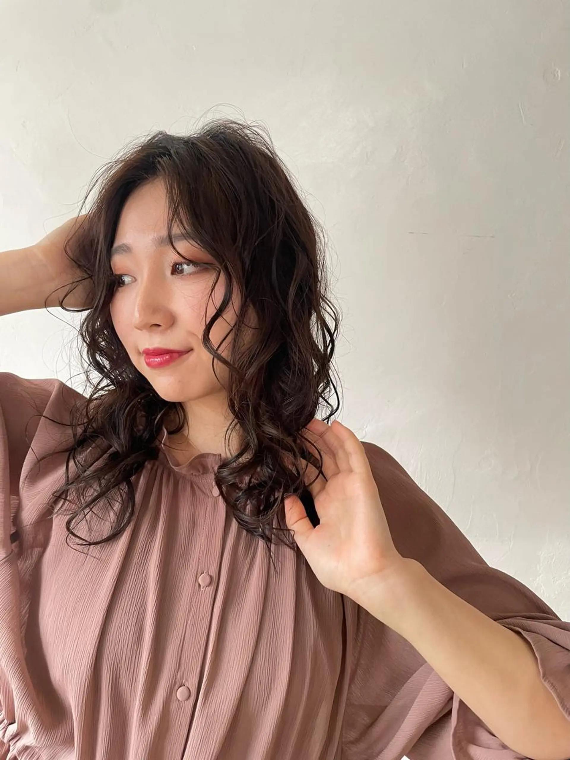 ロング パーマ ヘアアレンジ g  hair design所属・土屋 紗也果のヘアスタイル