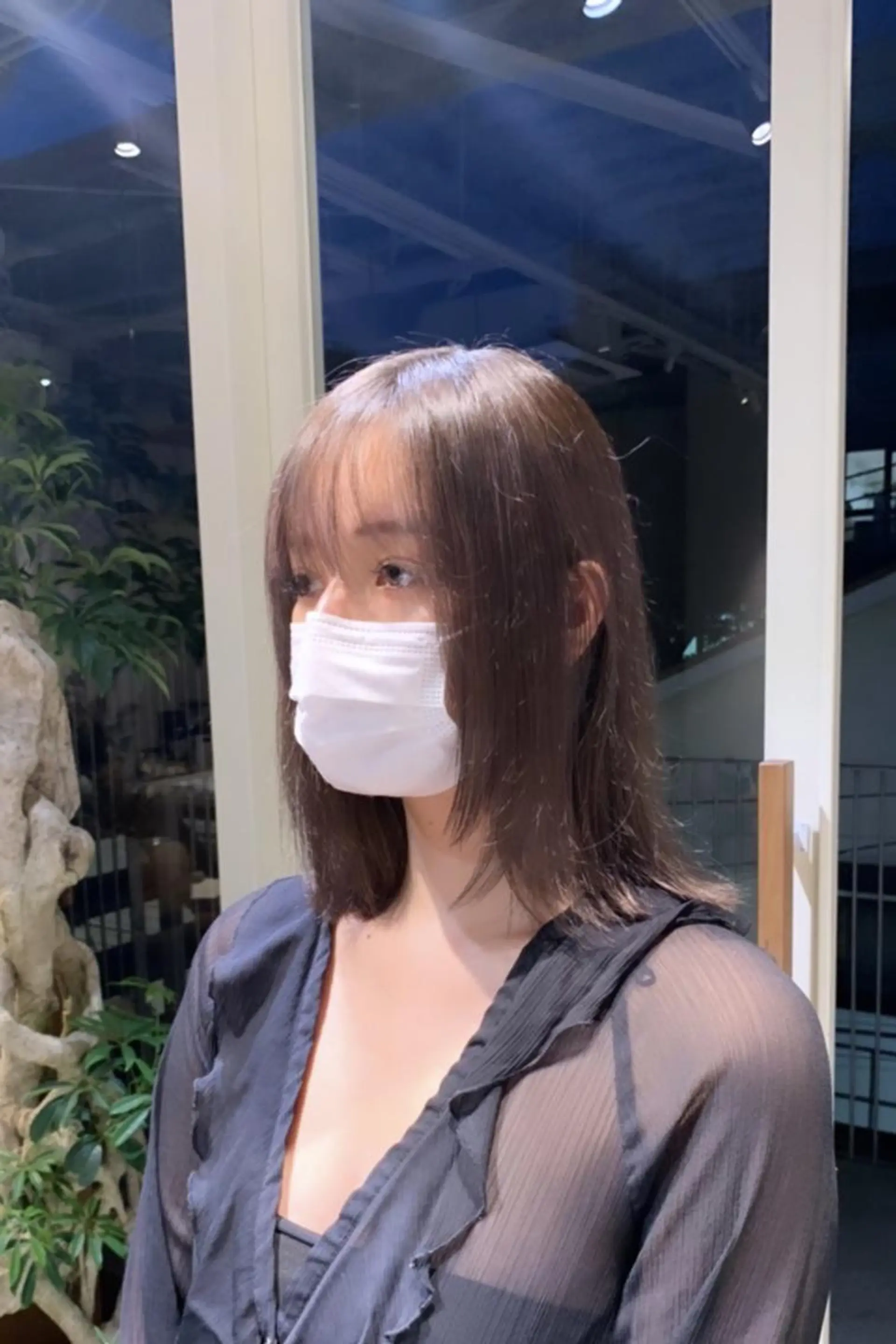 セミロング カラー パーマ ネイル マツエク・マツパ アイブロウ yelm ［official］のヘアスタイル