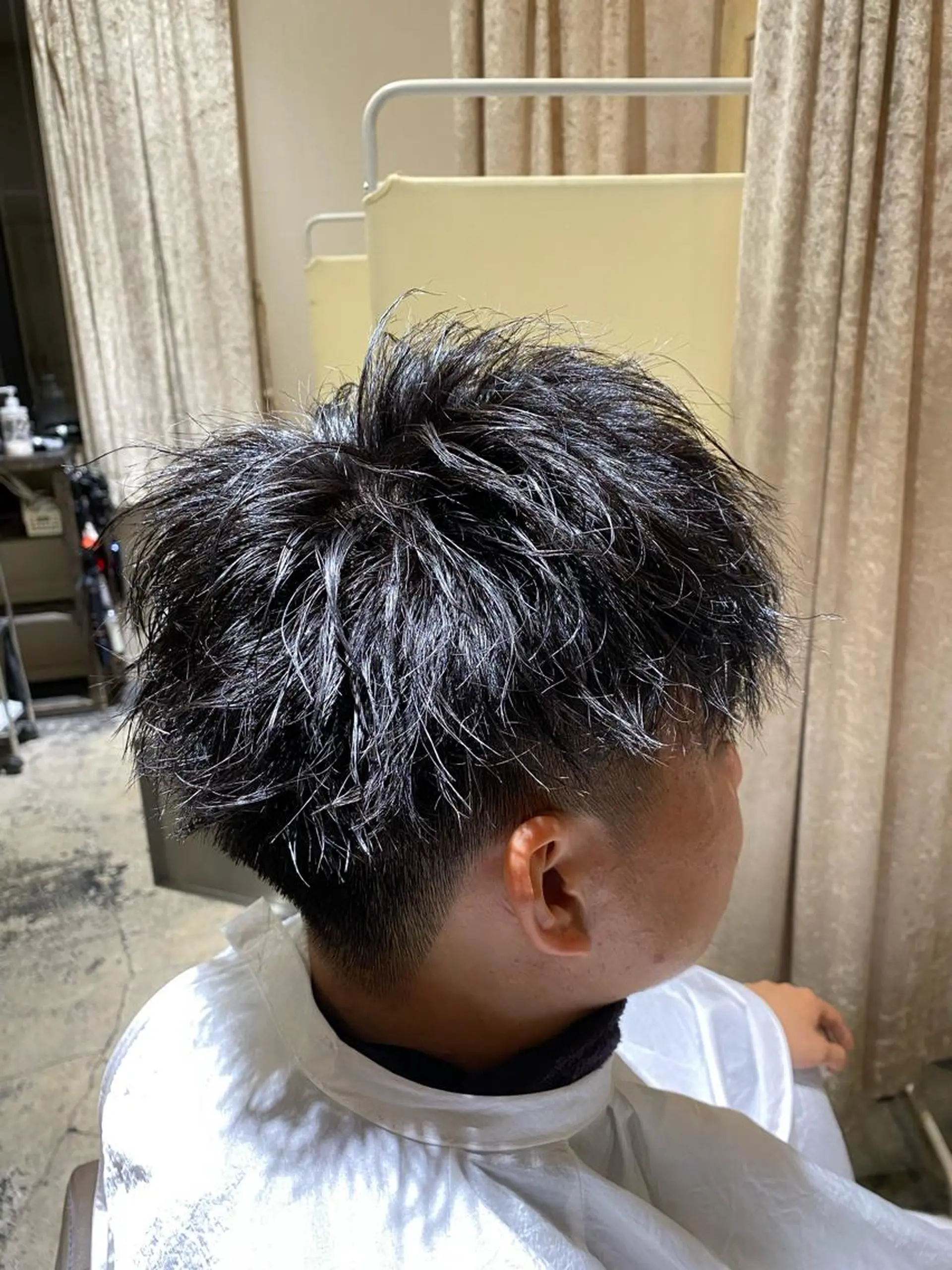パーマ カット パーマ 道下 颯人のヘアスタイル