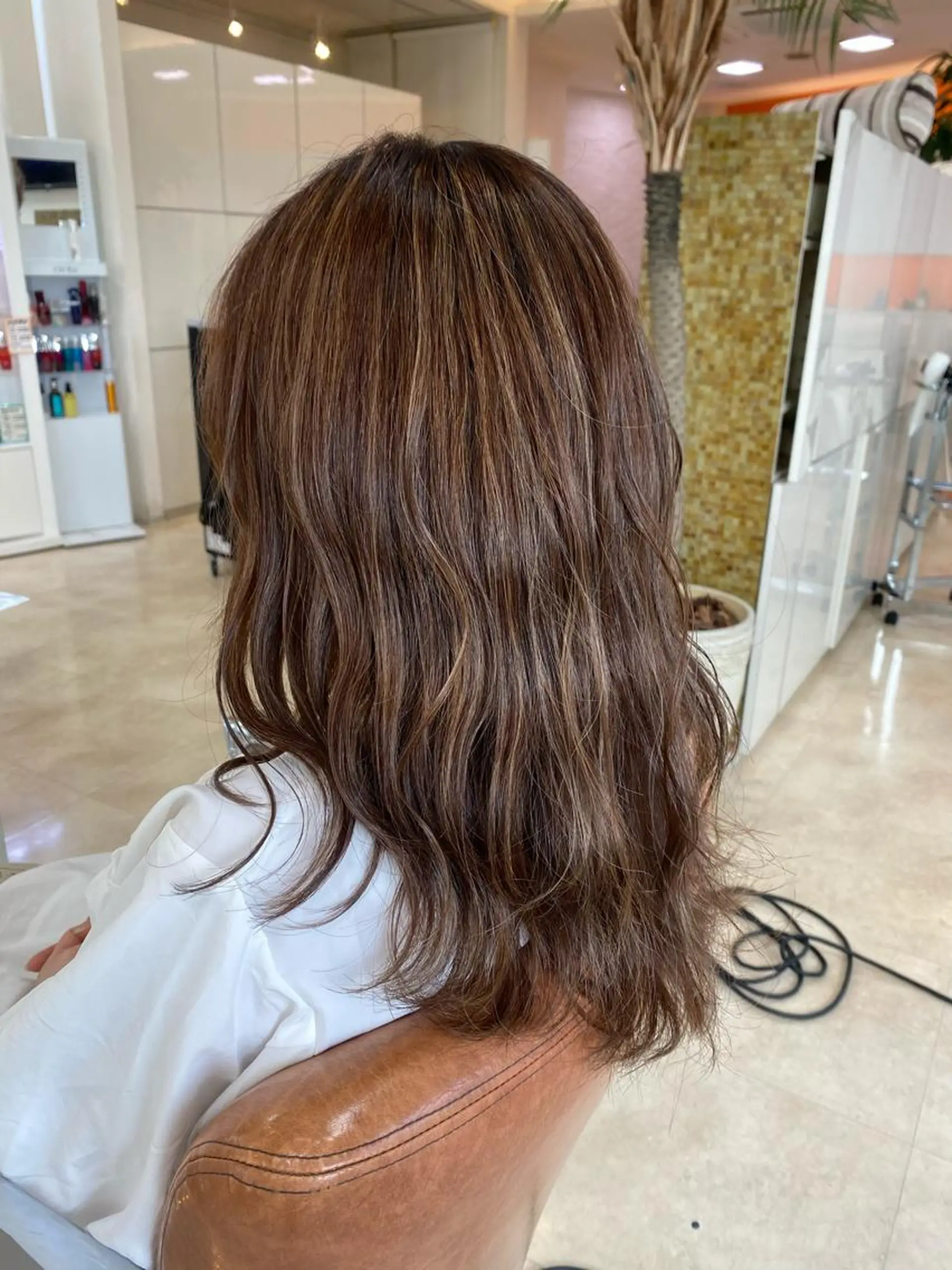 ロング ヘアセット JILL    hair所属・maki💖 暖色カラーのヘアスタイル