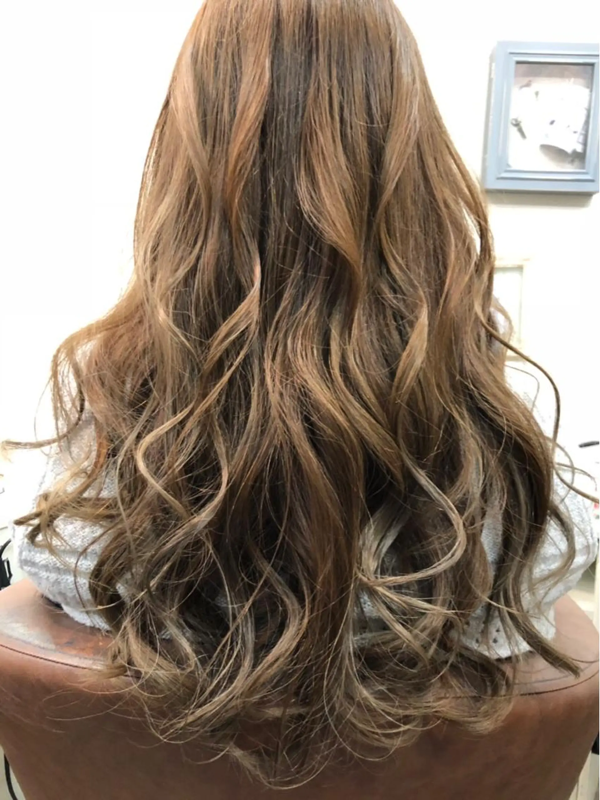 セミロング カラー 【公式】amble luxe池袋東口💛のヘアスタイル