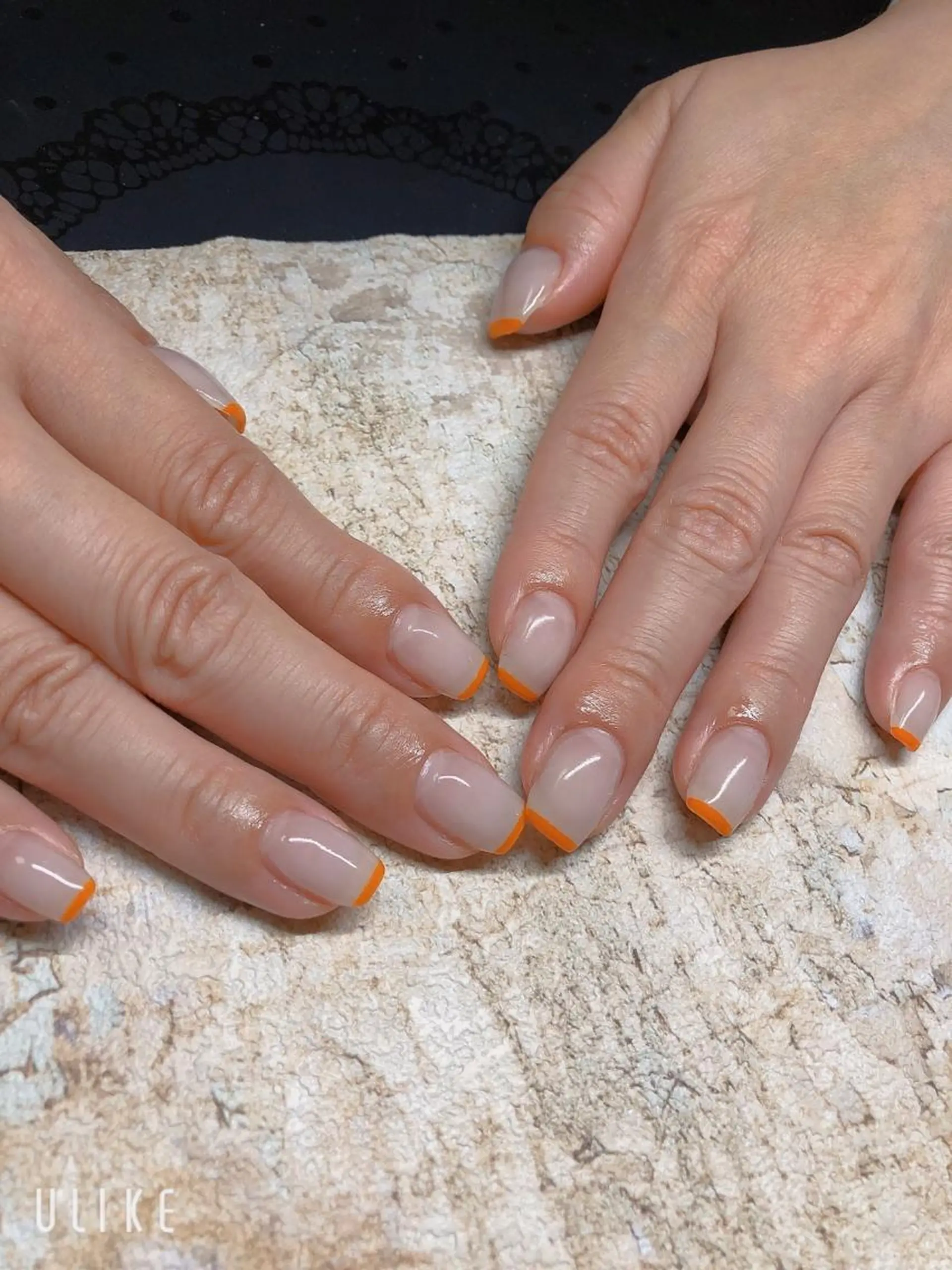 ネイル アートネイル フレンチネイル ジェルネイル グラデーション 韓国ネイル Nail room Bimano所属・Bimano seica♡+°のネイルデザイン