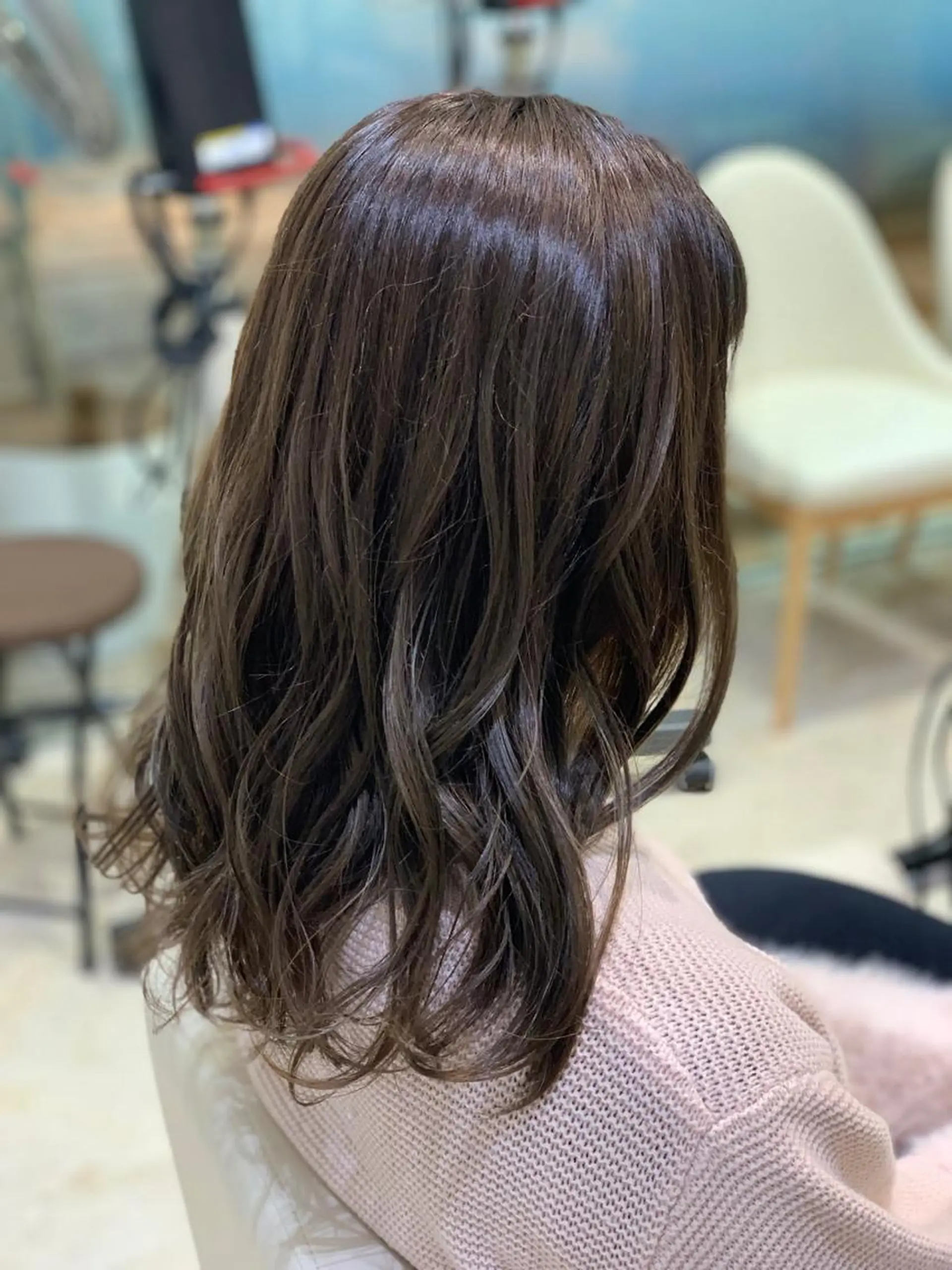 セミロング カラー ケンジアネッタ Men'sのヘアスタイル