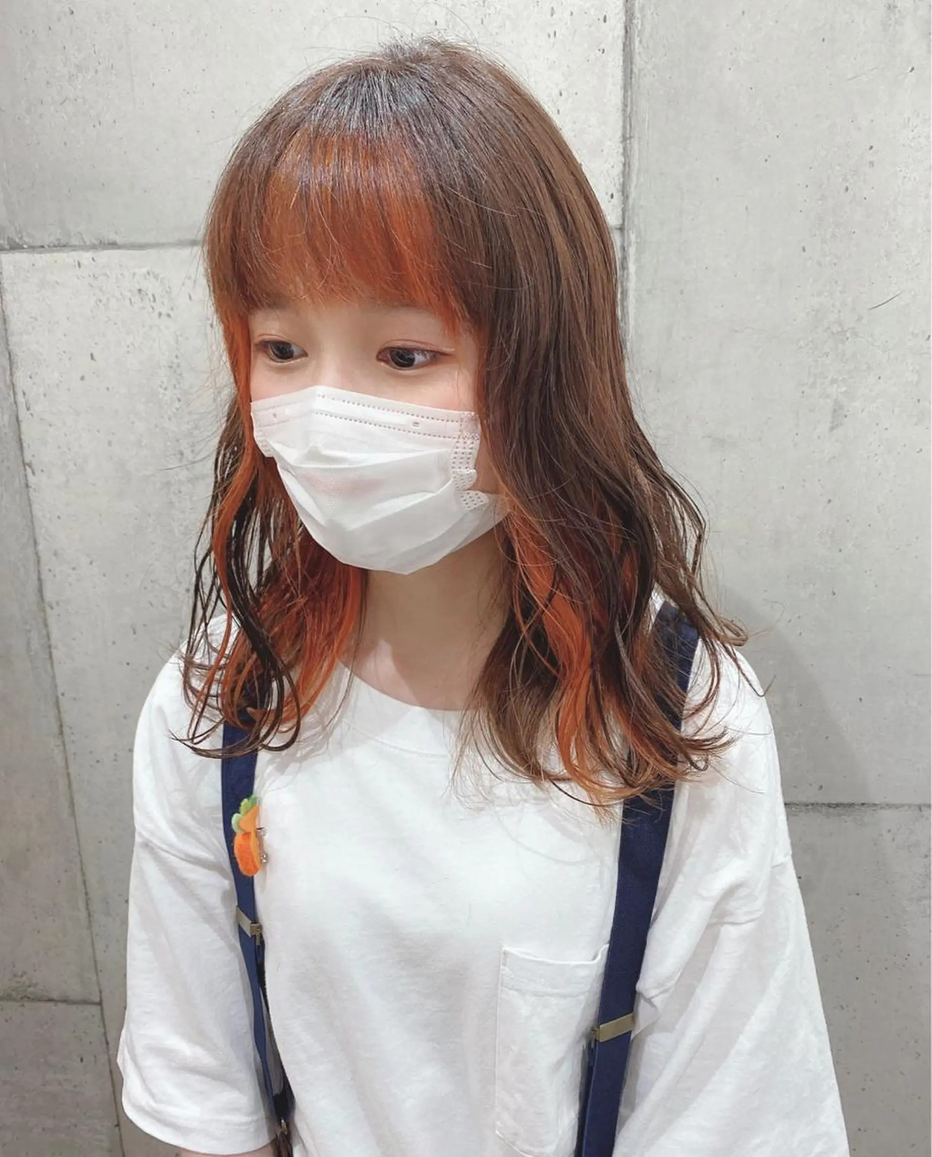 ミディアム カラー レイヤーカット ヘアカラー トリートメント hair  space Atoz所属・東 寛道のヘアスタイル