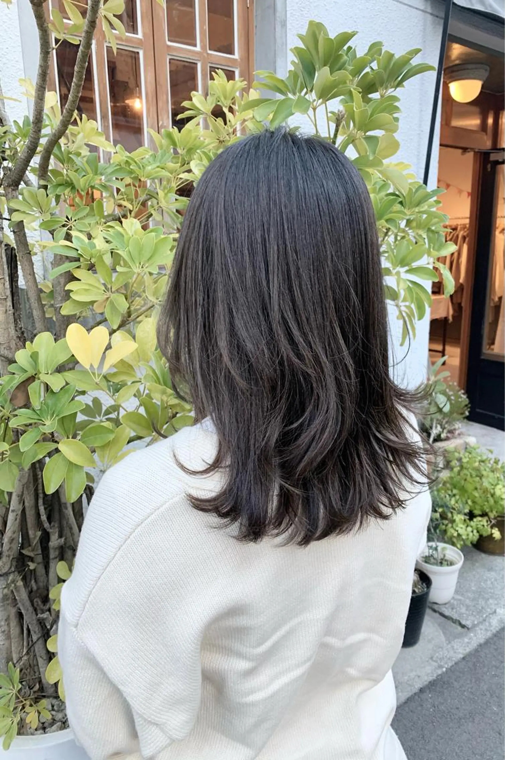 ミディアム カラー カット ヘアカラー トリートメント LEB所属・下河 宗太のヘアスタイル