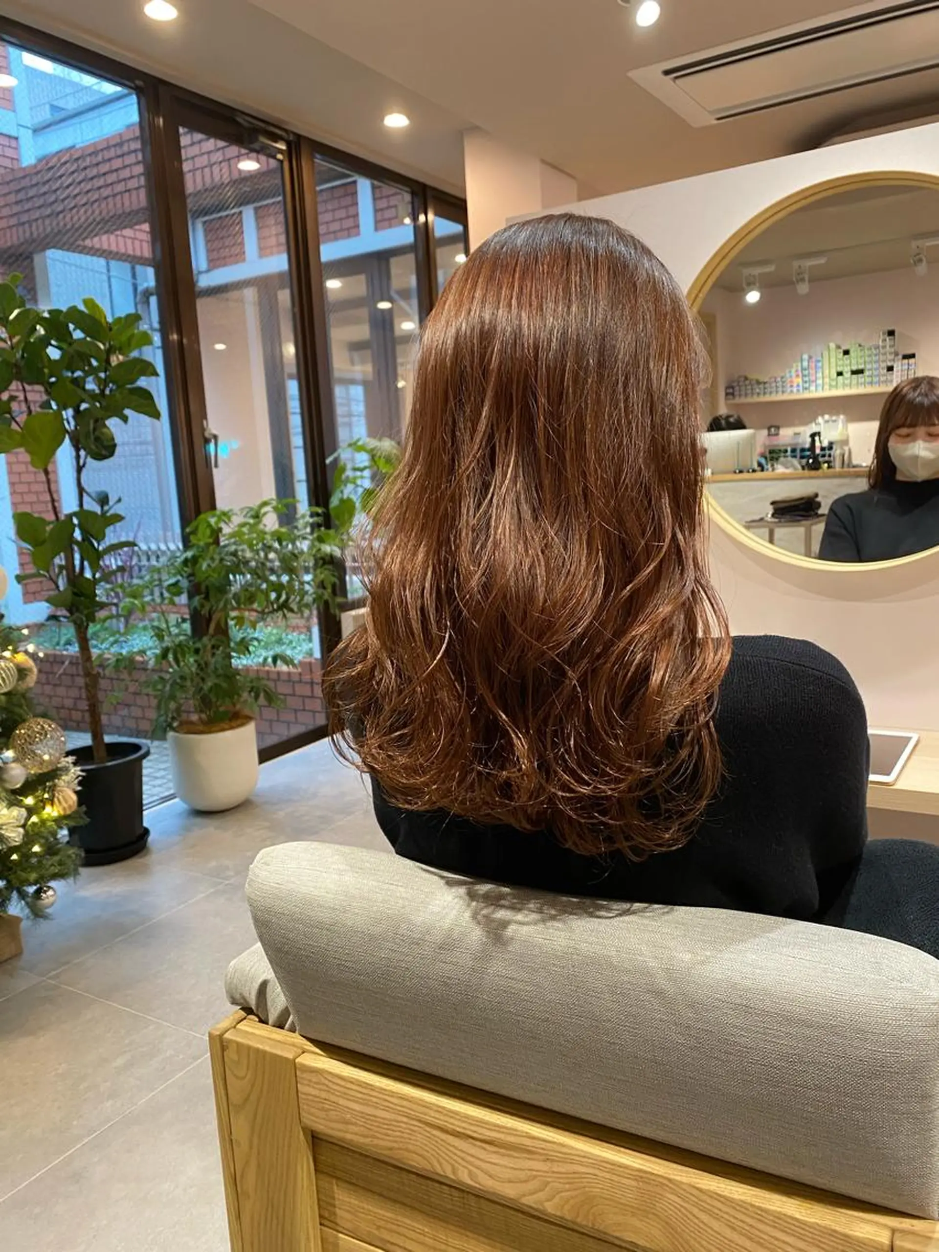 ロング カット ヘアカラー トリートメント nagisa /縮毛矯正のヘアスタイル