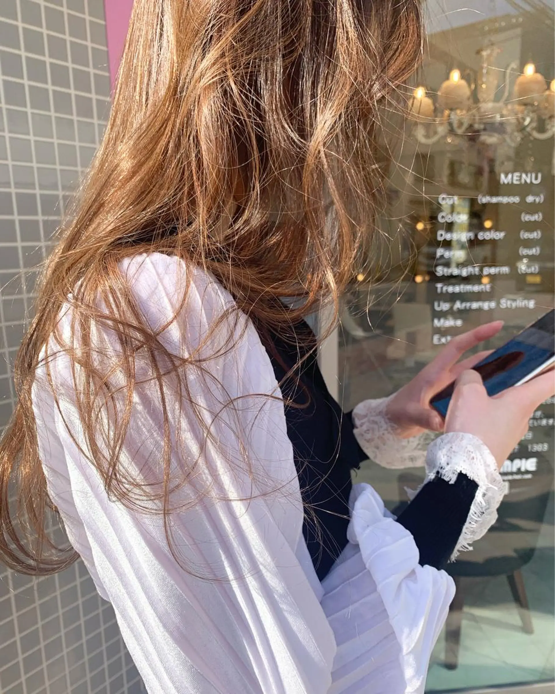 ロング カラー カット ヘアカラー トリートメント ヘアセット DiMPlE  ディンプル所属・🌸スタイリスト 山浦美恵のヘアスタイル