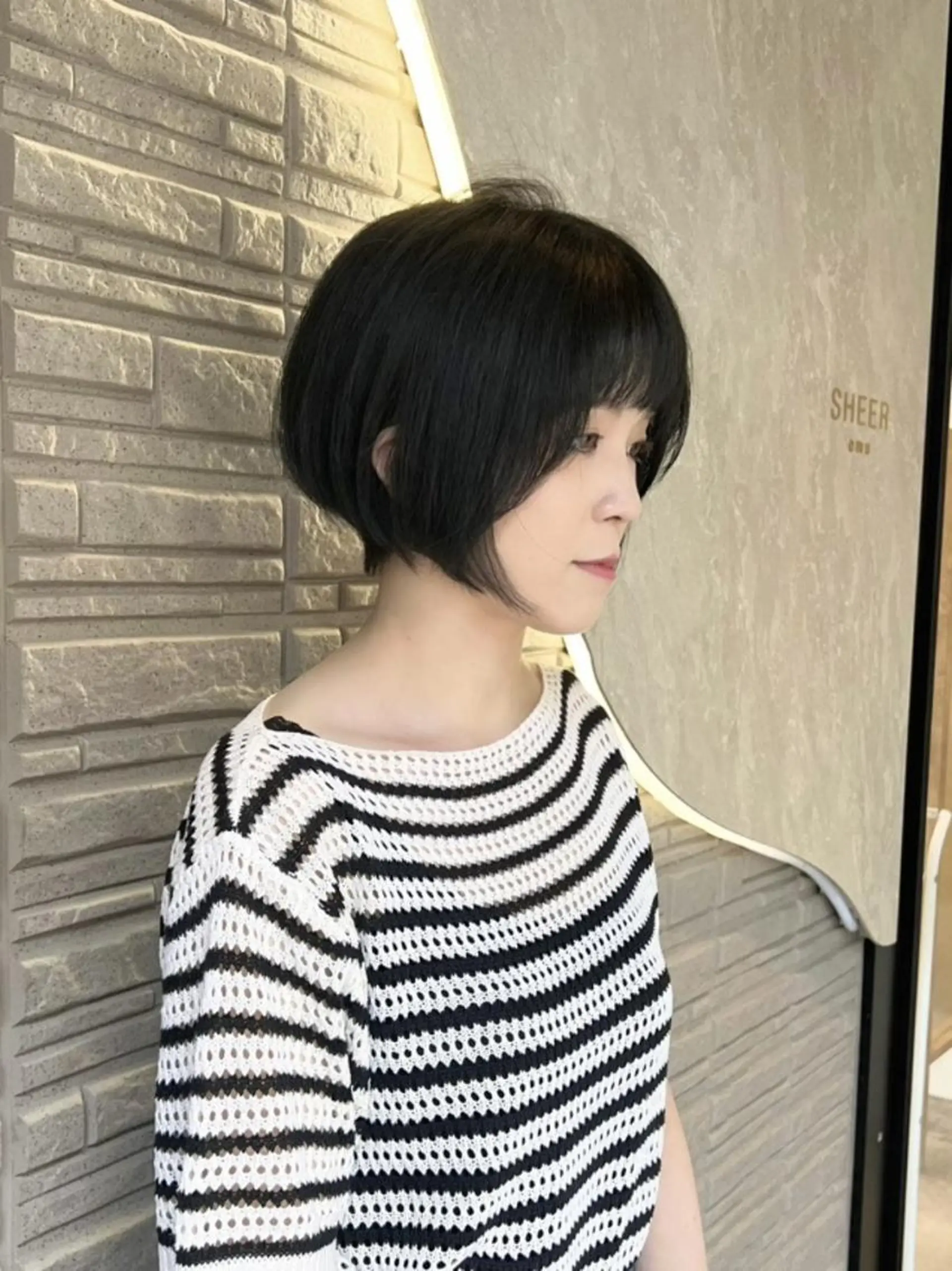 ショート カラー ブルーカラー ブルージュ 透明感カラー ショートヘア Nao ナオのヘアスタイル
