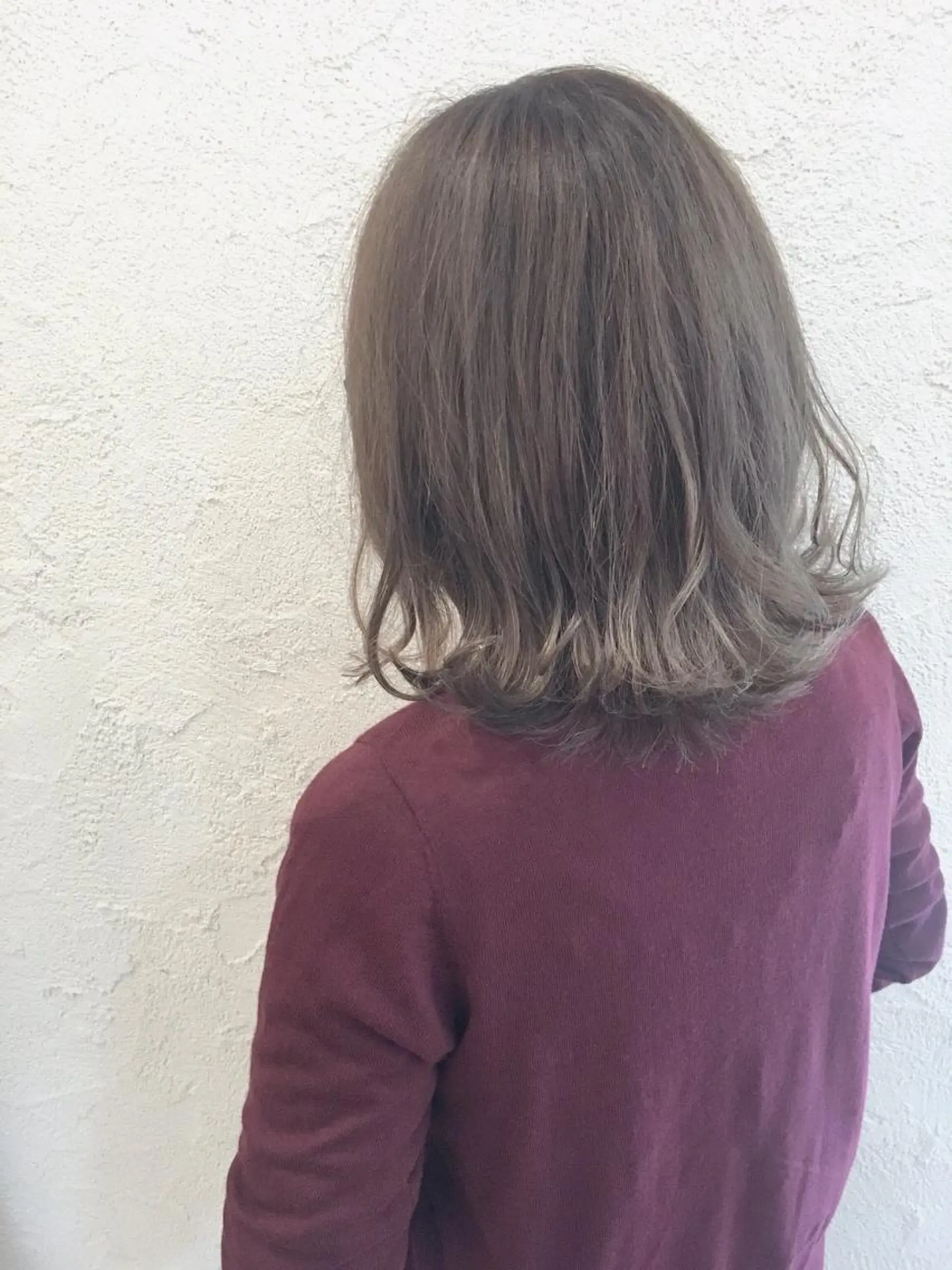 セミロング カラー ヘアアレンジ TAKA 髪質改善のヘアスタイル