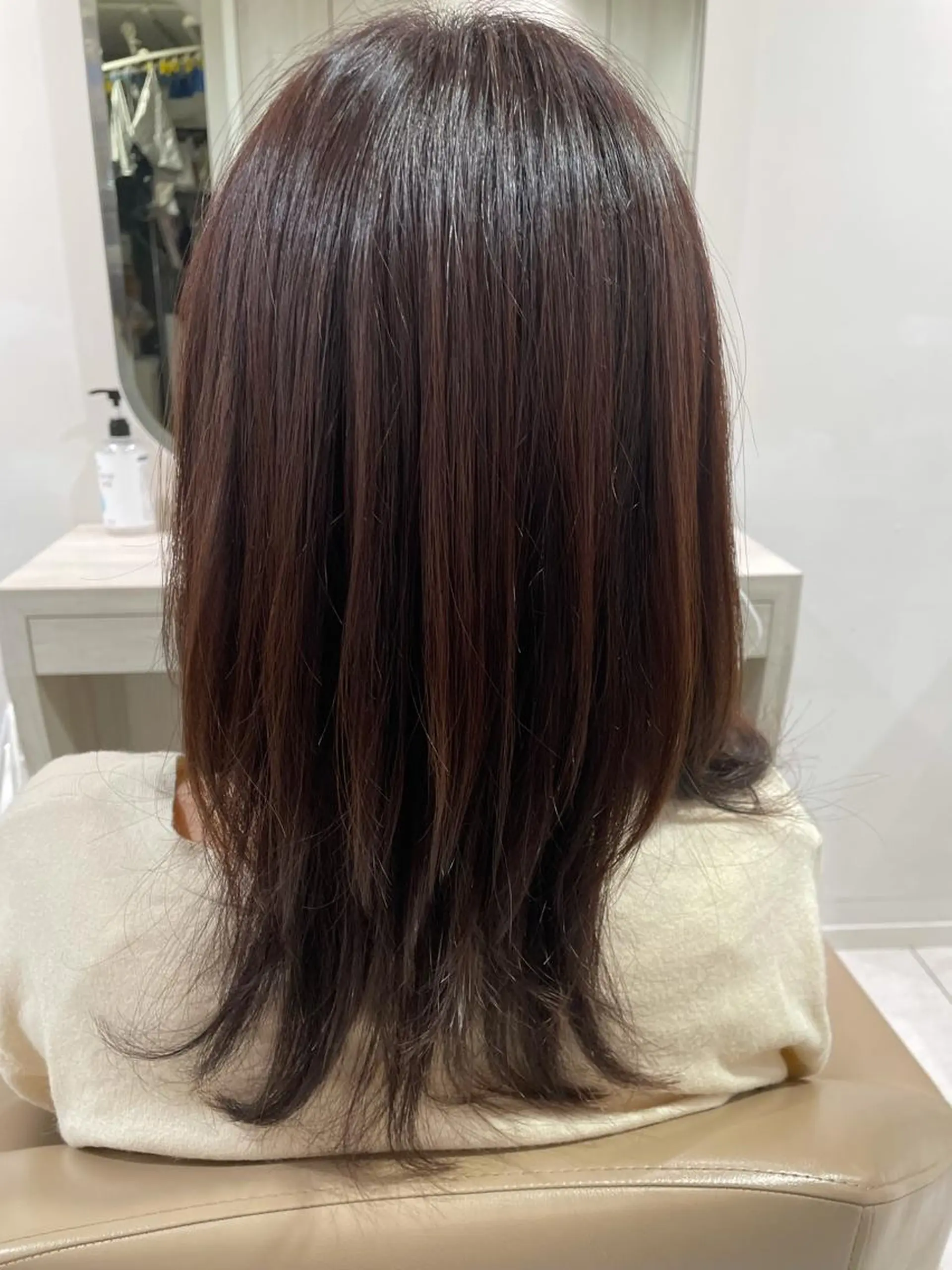 カラー Hair salon　Sui所属・コテ巻き風パーマ 暖色カラー/伊藤菜月のヘアスタイル