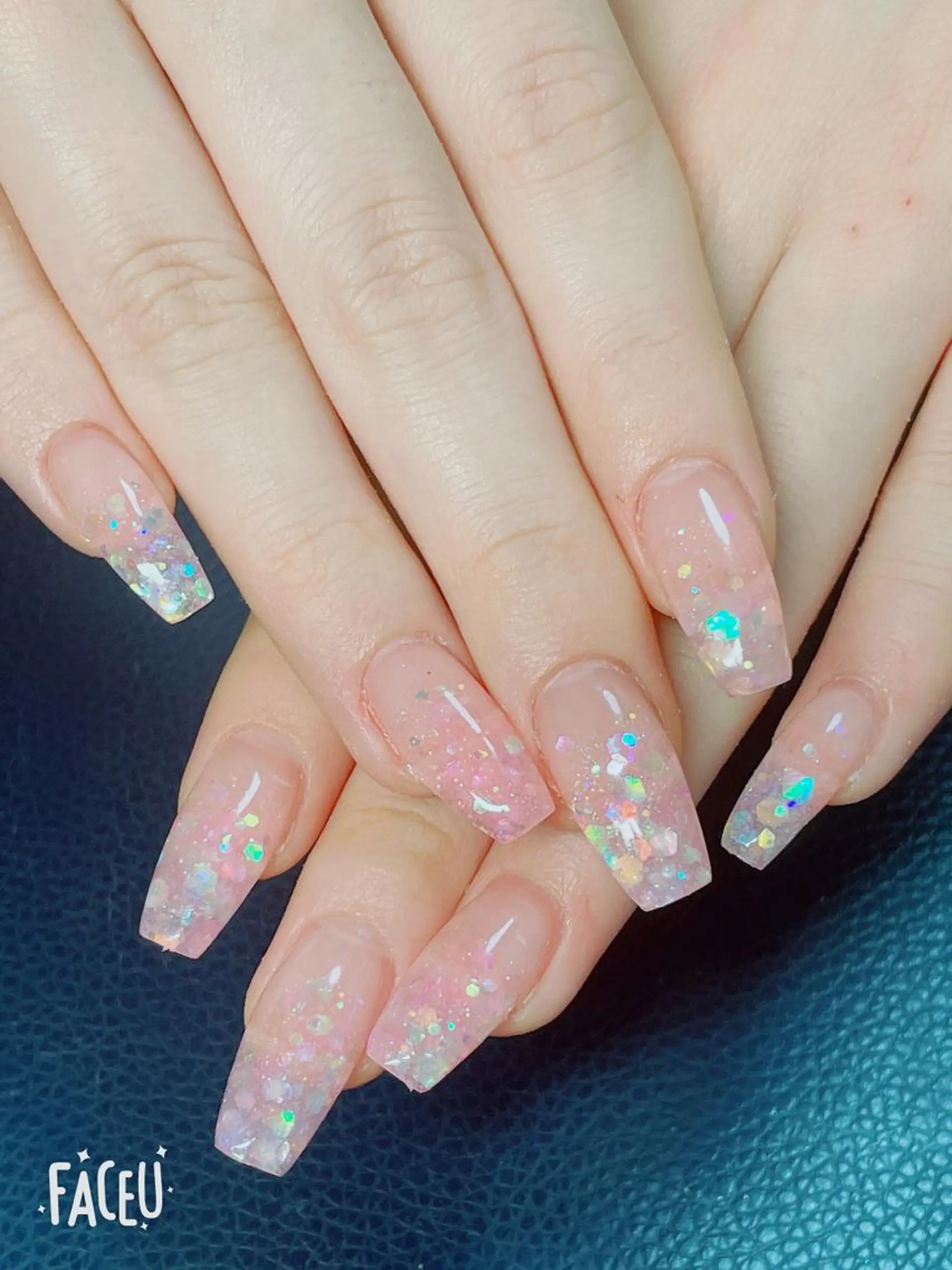 ネイル ラメ(グリッター) スカルプネイル Sunnynail  サニーのネイルデザイン