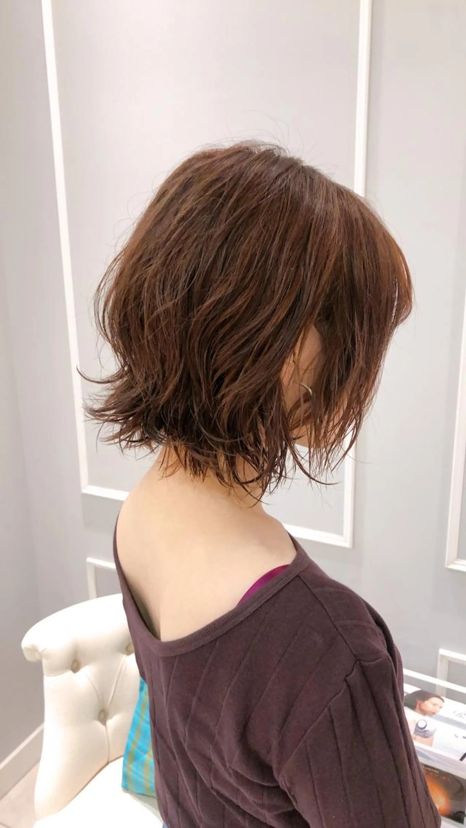 ミディアム 似合わせ艶髪カラー ❤️ハダユミのヘアスタイル