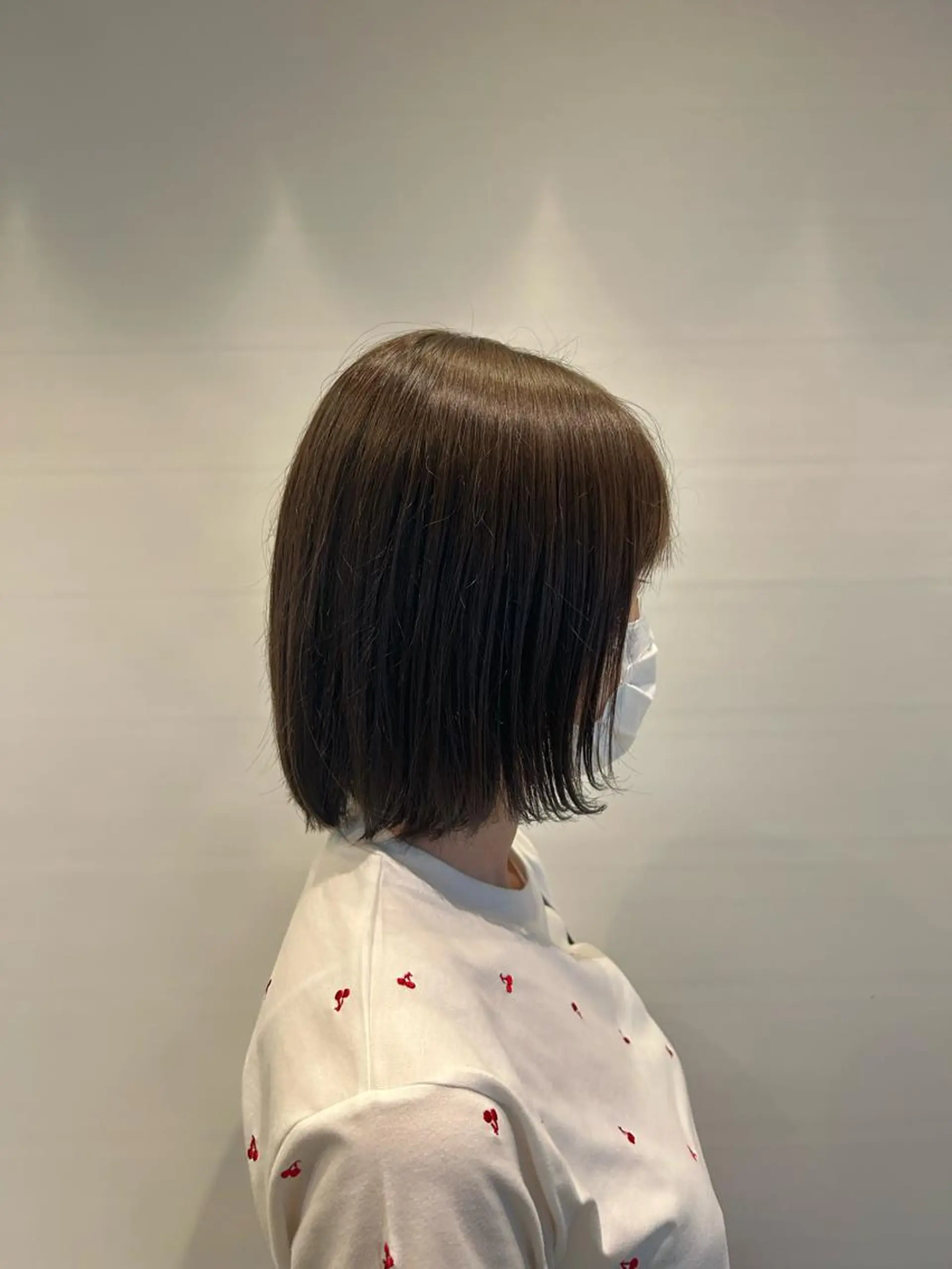 カラー ベージュカラー オリーブベージュ moi所属・野田 千聖のヘアスタイル