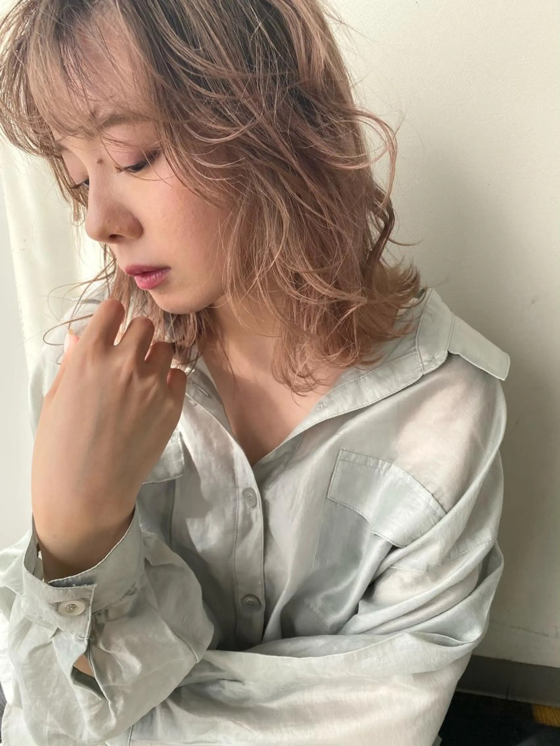 ミディアム ヘアカラー トリートメント 小澤大輔 YOLO hairのヘアスタイル