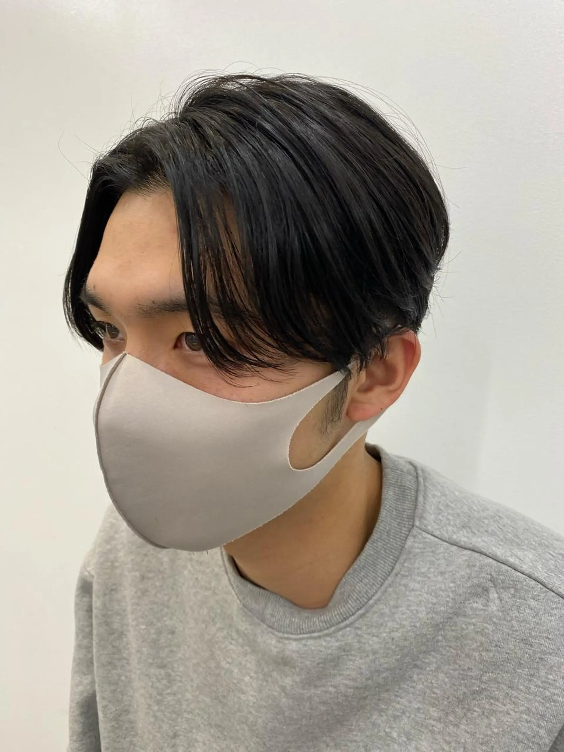 ショート メンズ soigné所属・白髪ぼかし 髪質改善カラーESAのヘアスタイル