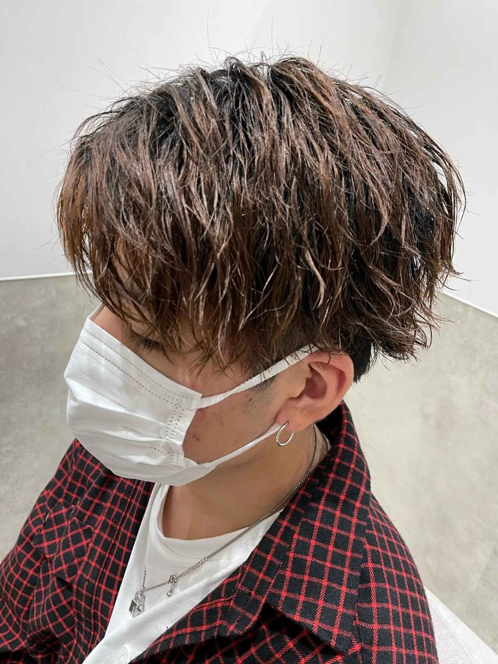 ショート カット パーマ GO TODAY シェアサロン 名古屋パルコ店所属・メンズカット/ 名古屋栄/村田亮太のヘアスタイル