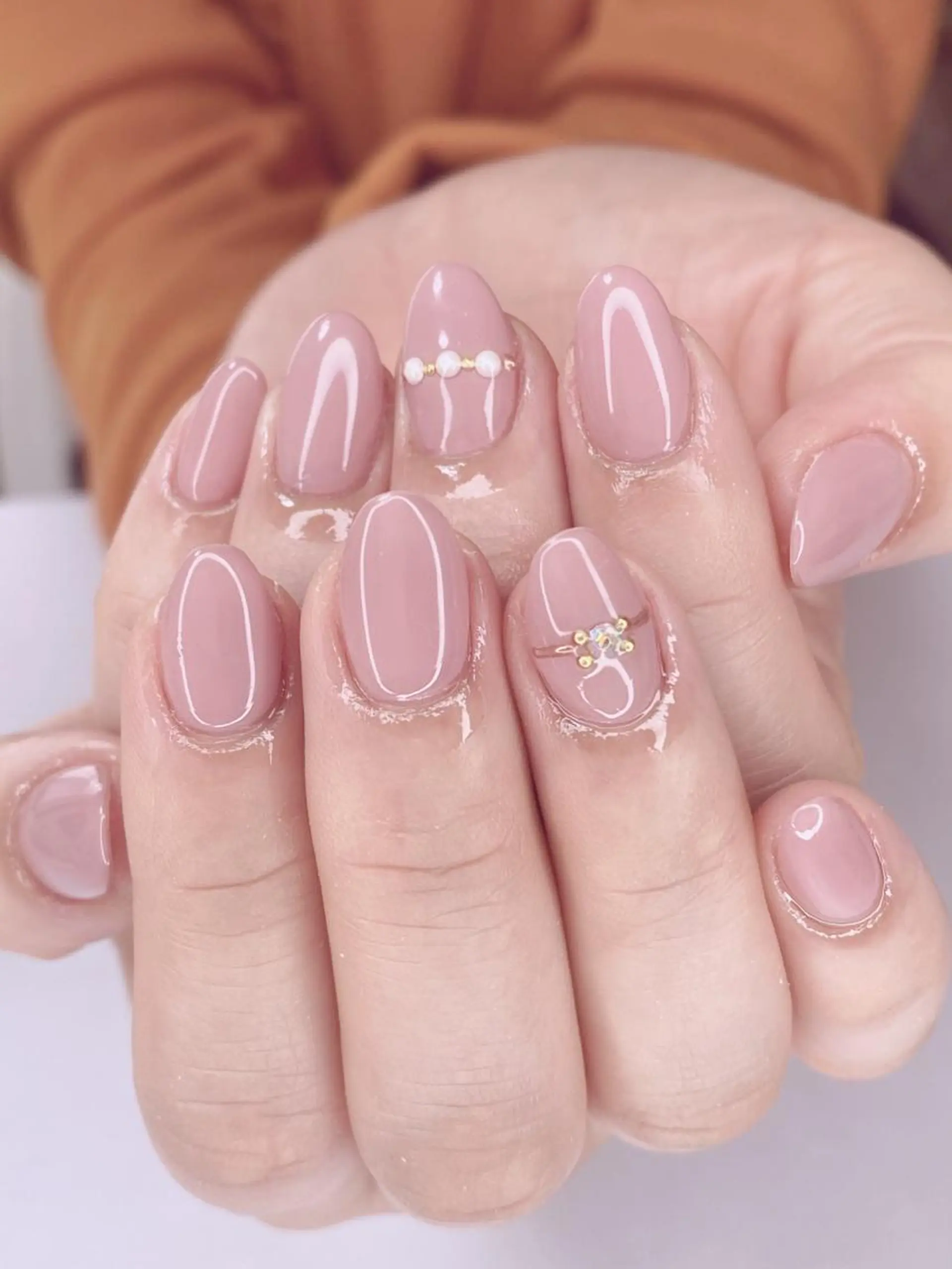 ネイル アートネイル フレンチネイル グラデーション キラキラネイル ラメ(グリッター) Ｎail Ｓalon ertiのネイルデザイン