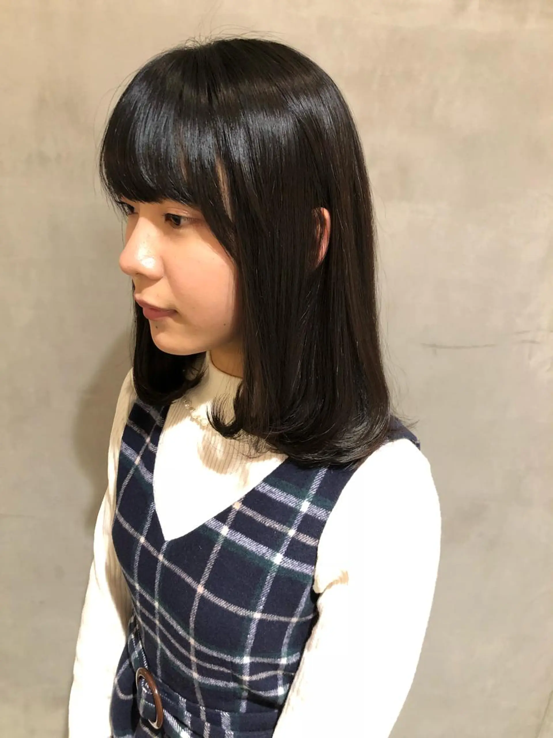 ミディアム 縮毛矯正 トリートメント 大西 直人のヘアスタイル