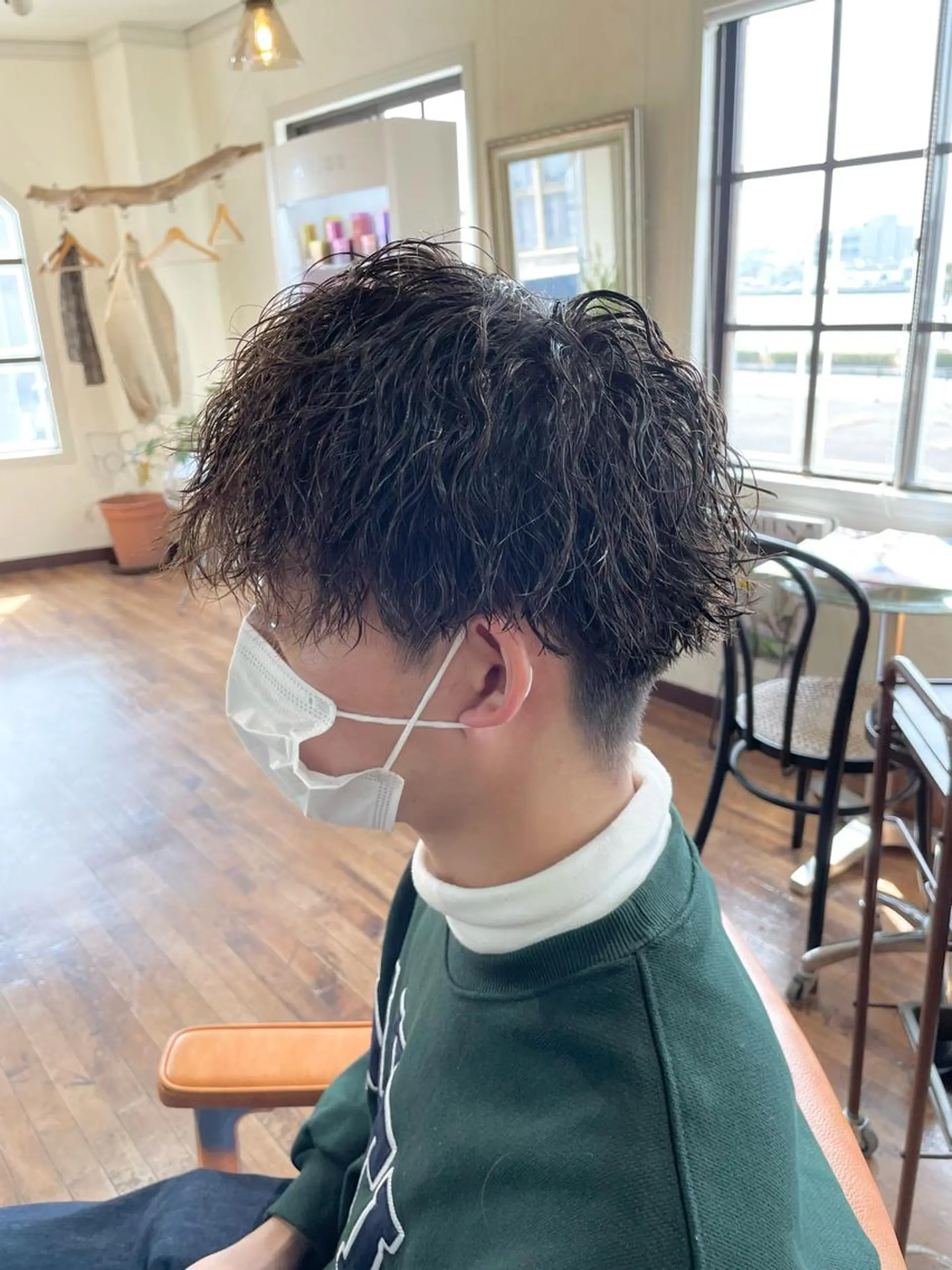 パーマ カット パーマ 岩崎 祐大のヘアスタイル