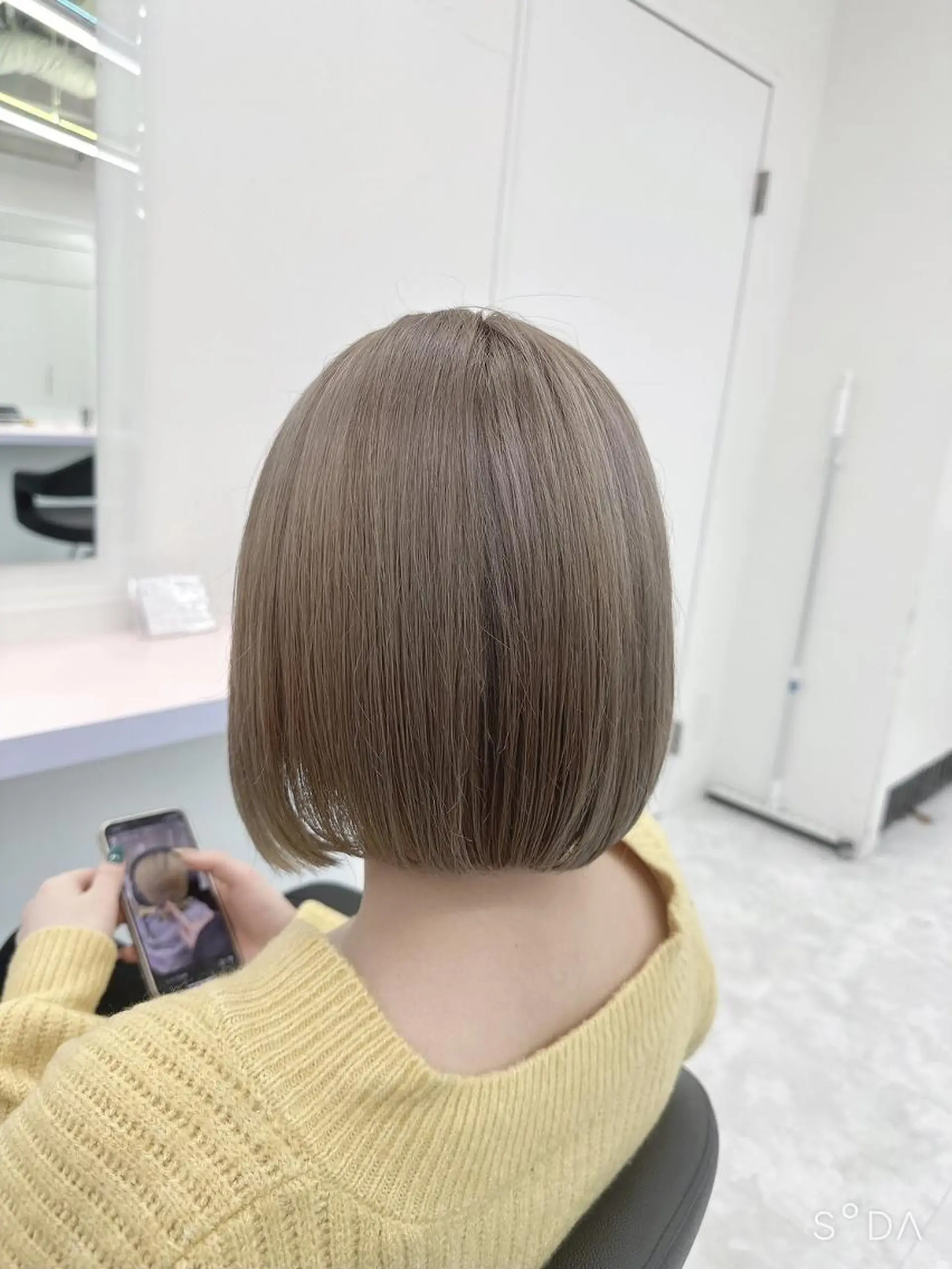 カラー 冬髪❄️韓国透明感 カラー❄️福岡天神のヘアスタイル