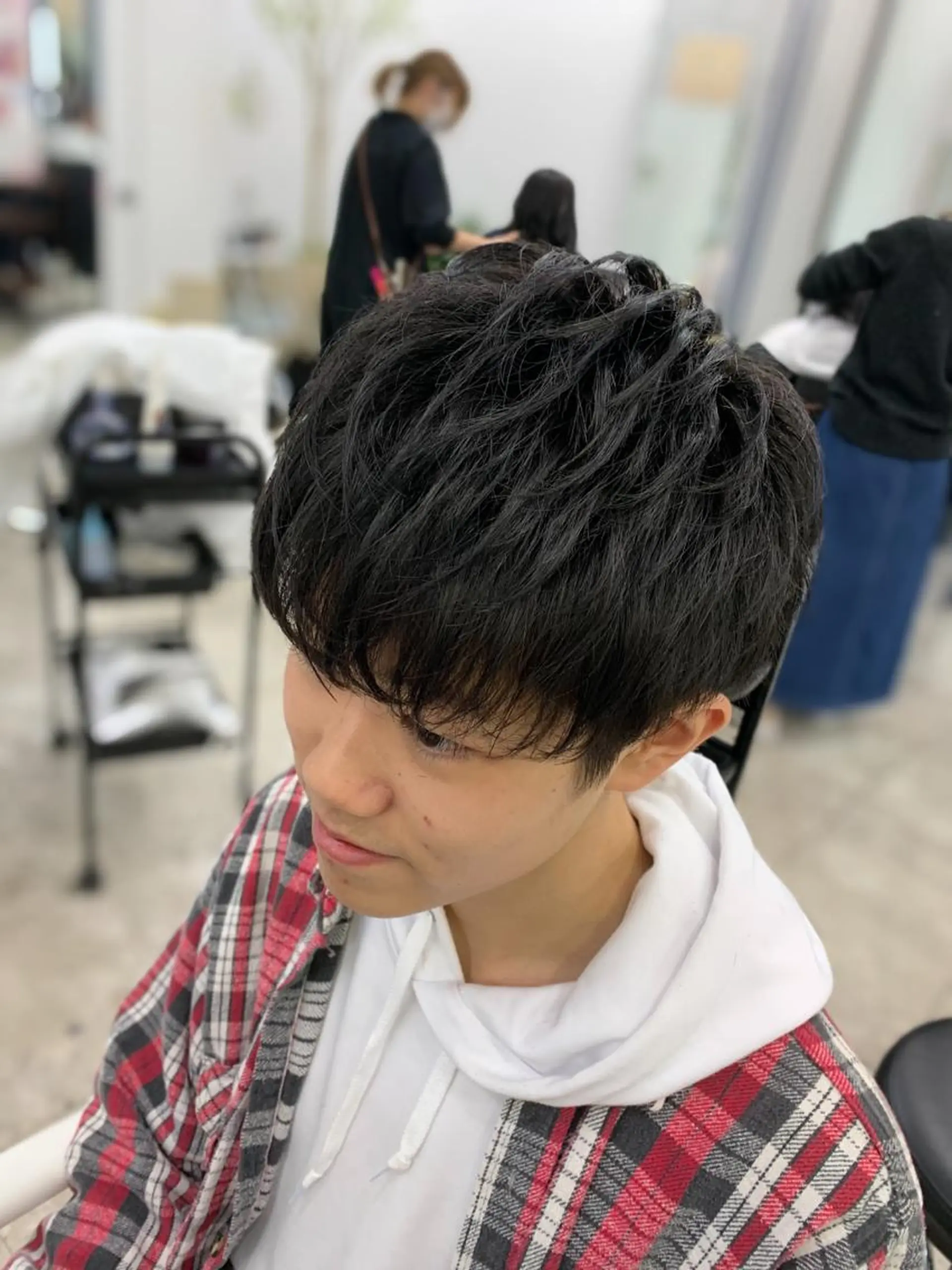 パーマ メンズ メンズパーマ 相武台ショート特化 💐川崎希💐のヘアスタイル