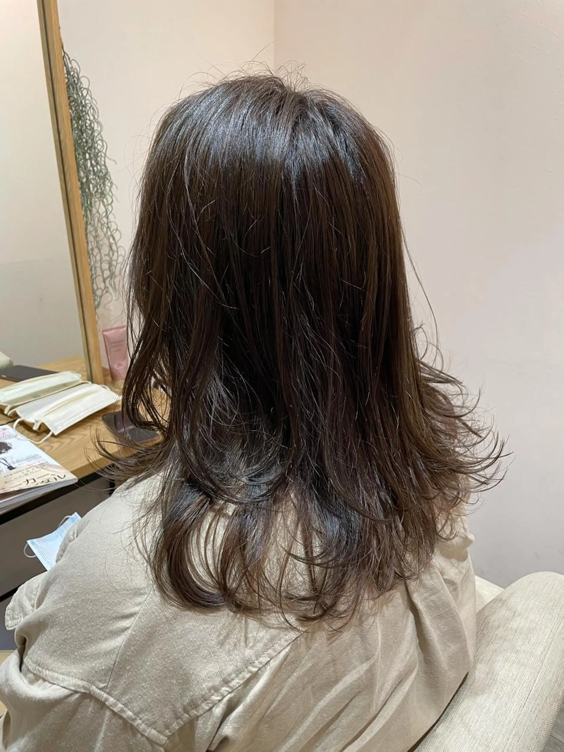 セミロング カラー Ma hoのヘアスタイル