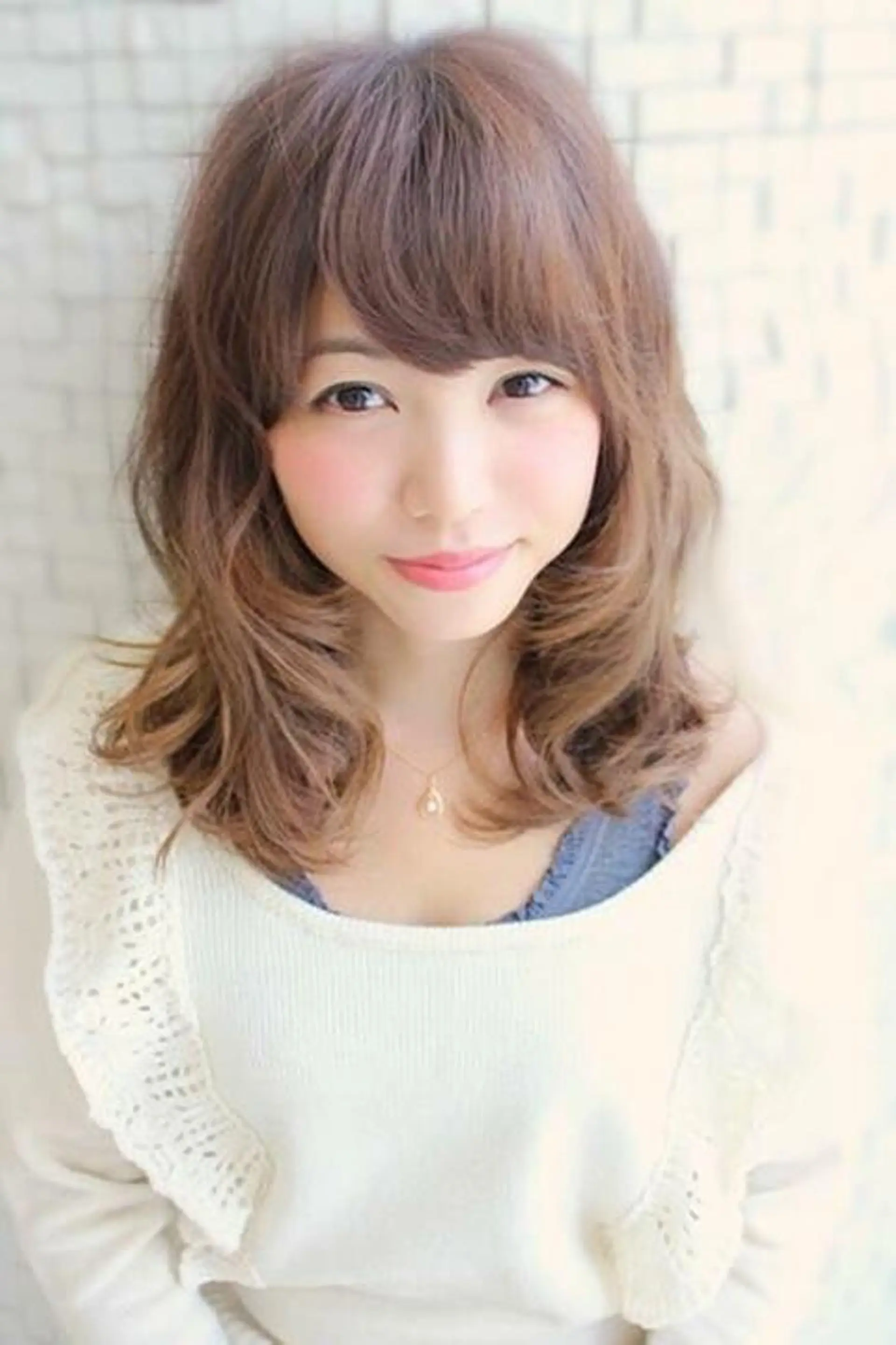 セミロング パーマ セミロングパーマ デジタルパーマ FORTE MiLA 新居尚志のヘアスタイル