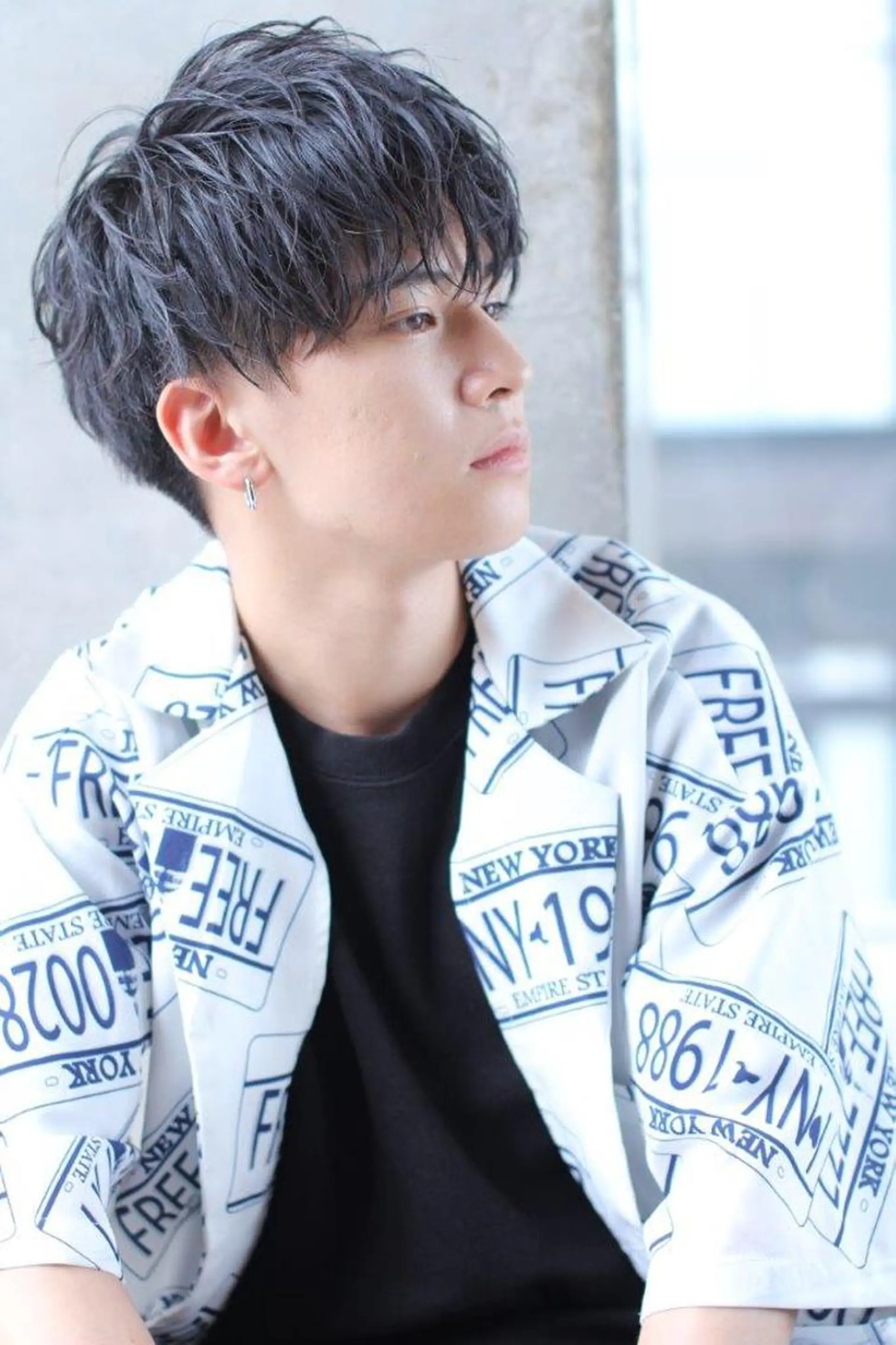 ショート パーマ メンズ マッシュ メンズパーマ カット パーマ トリートメント 【メンズ特化】 ムネカタ アキトのヘアスタイル