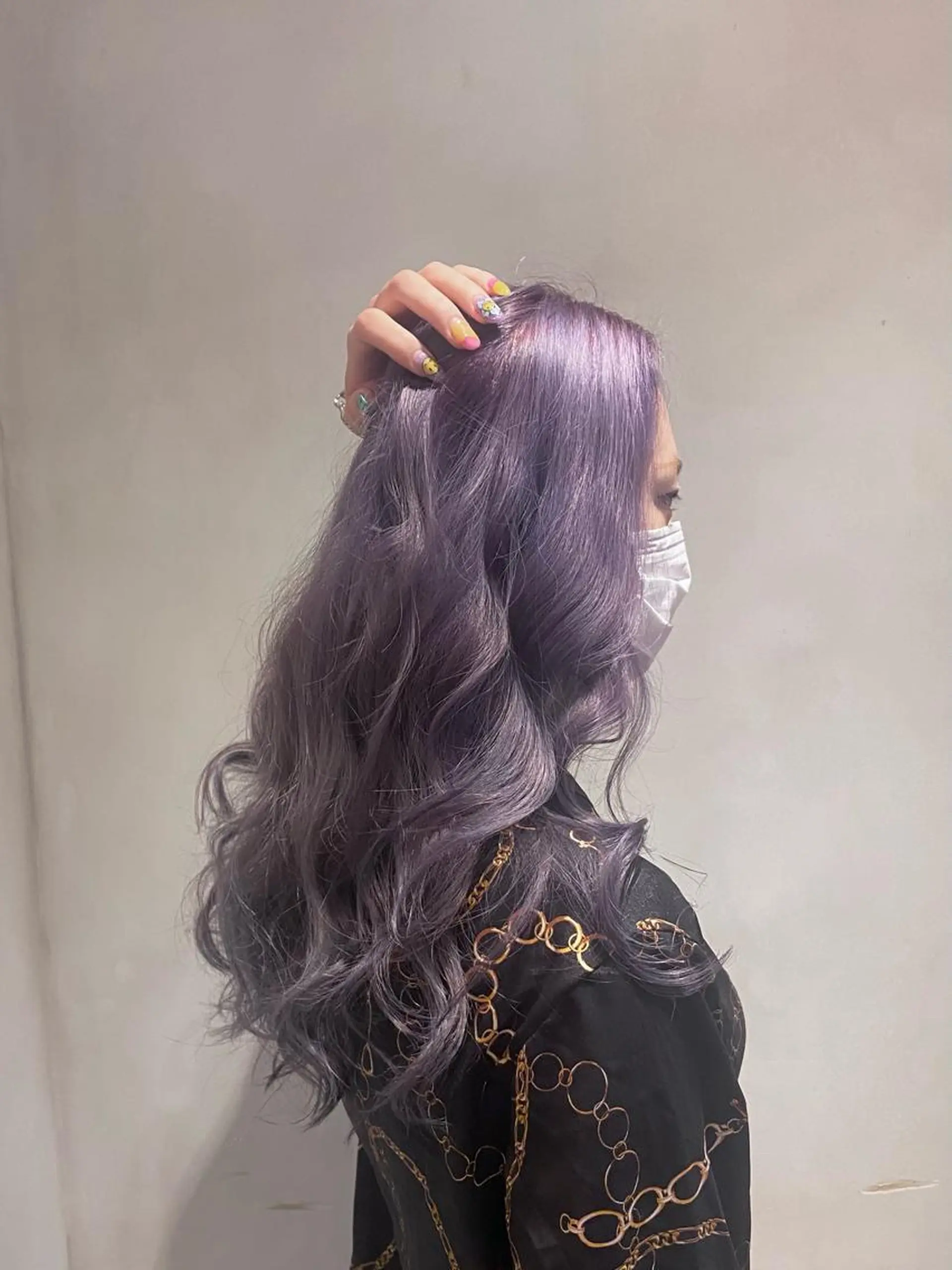 ロング ヘアカラー トリートメント motel所属・モデルや芸能人も通う ✨マンツーマンサロンのヘアスタイル