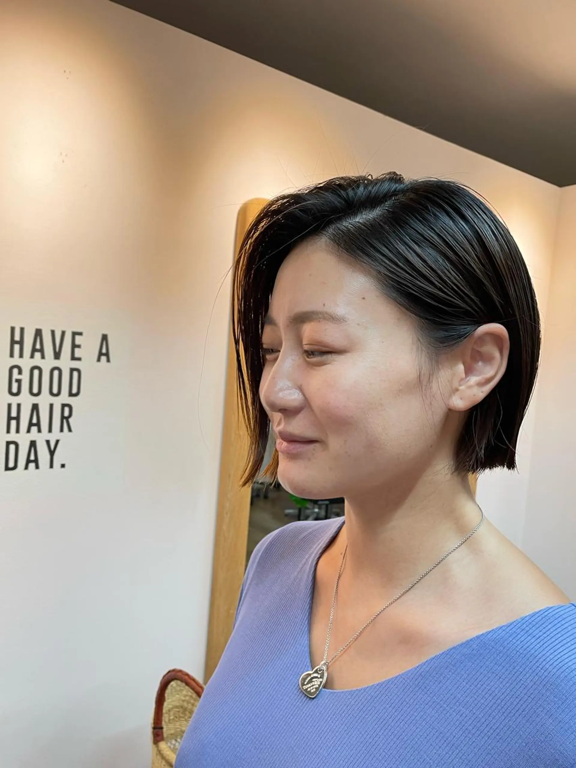 ショート Land.所属・【透明感ツヤカラー】 三浦寛之のヘアスタイル