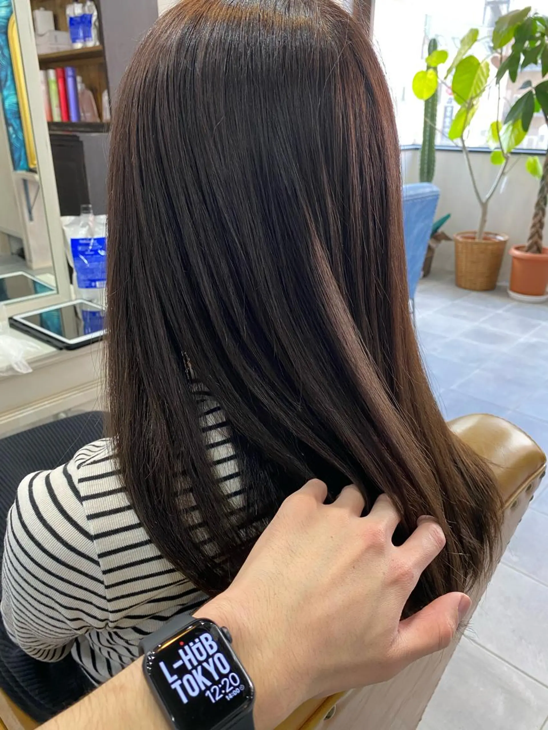 セミロング トリートメント SHIAN立川 及川望のヘアスタイル