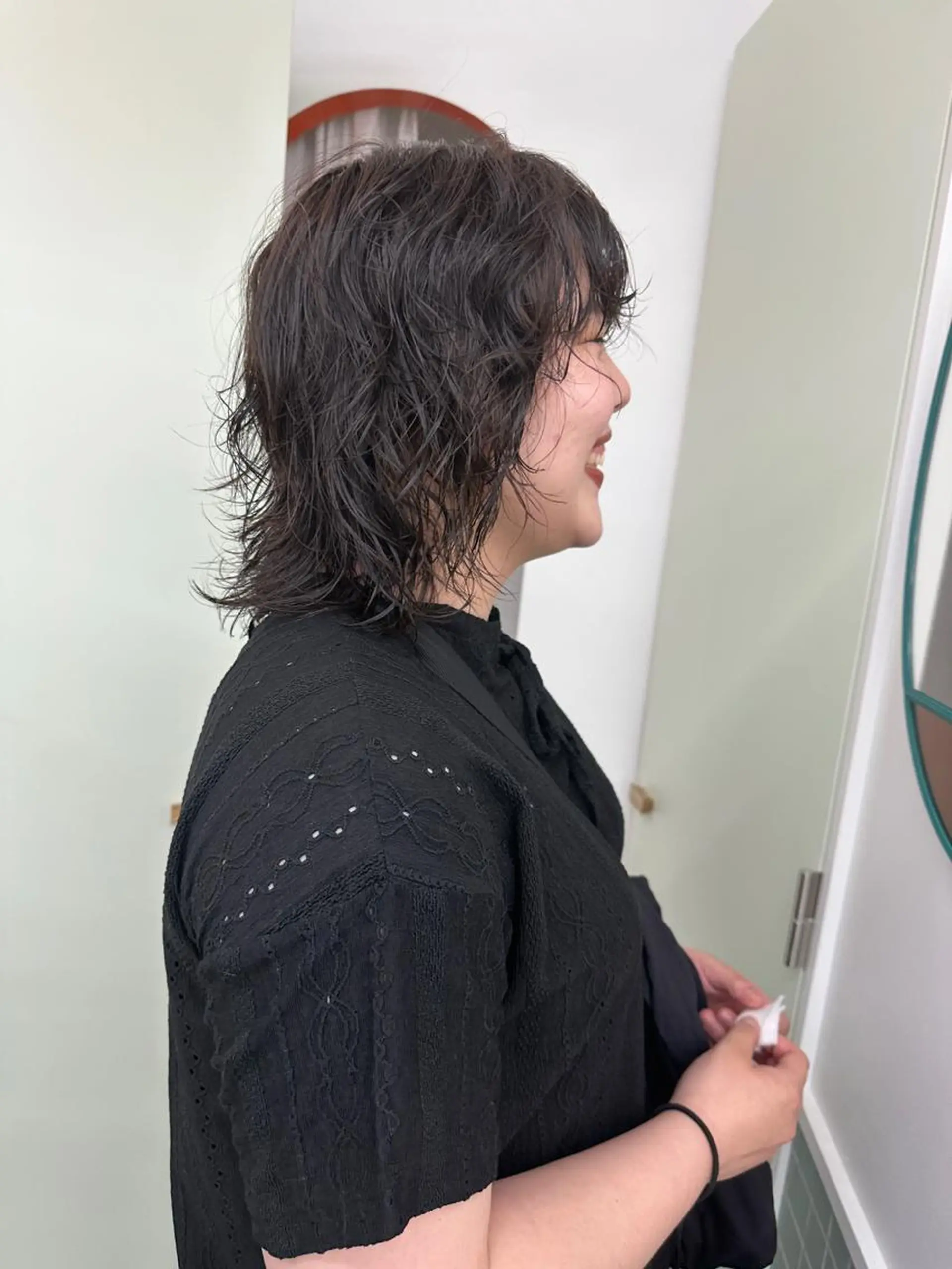 ショート パーマ カット パーマ トリートメント ボブ/レイヤー/ケア パーマ/リュウタのヘアスタイル