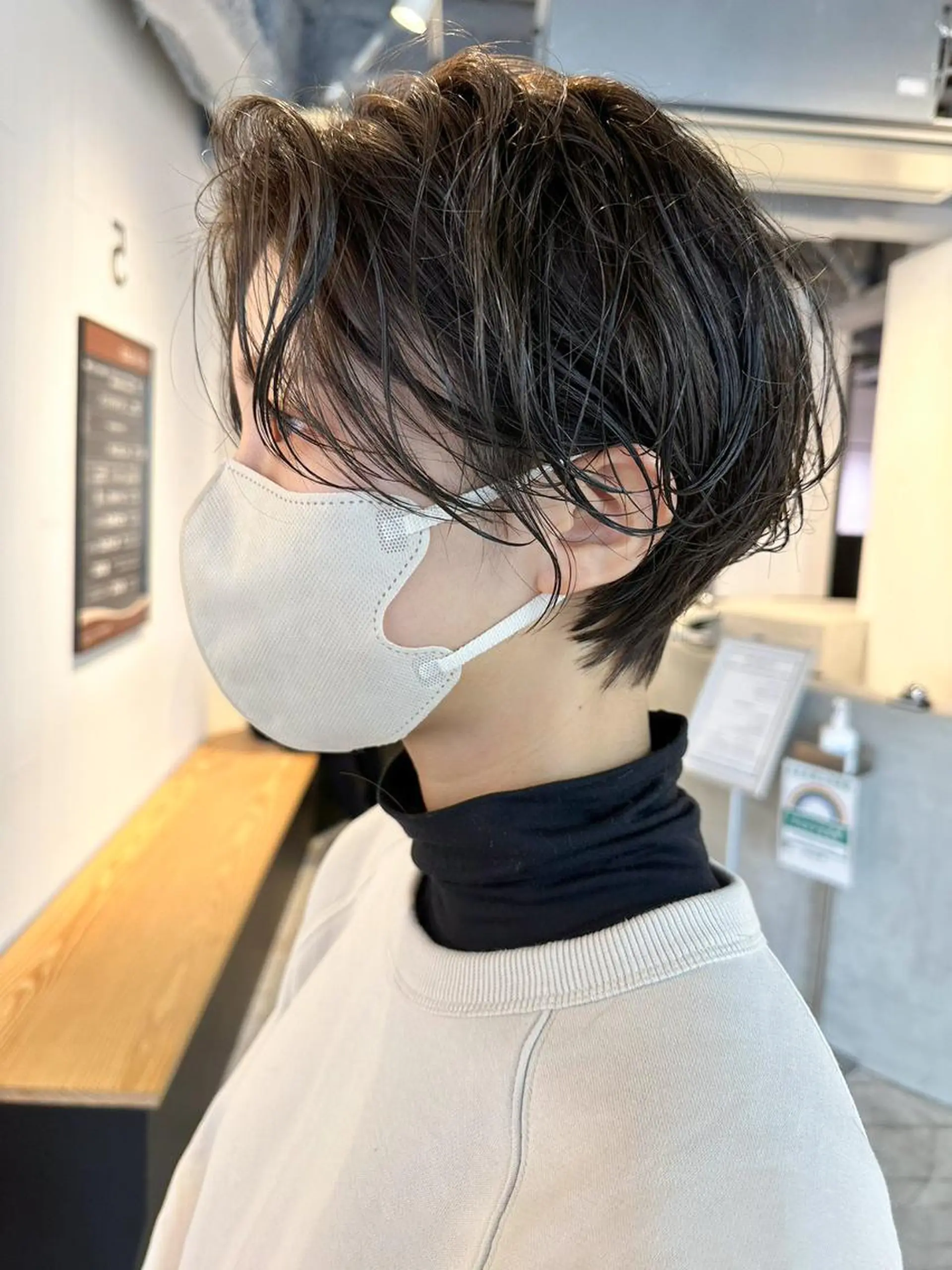 ショート カラー アッシュ ショートヘア カット ヘアカラー トリートメント ITbyALBUM 浦和店のヘアスタイル