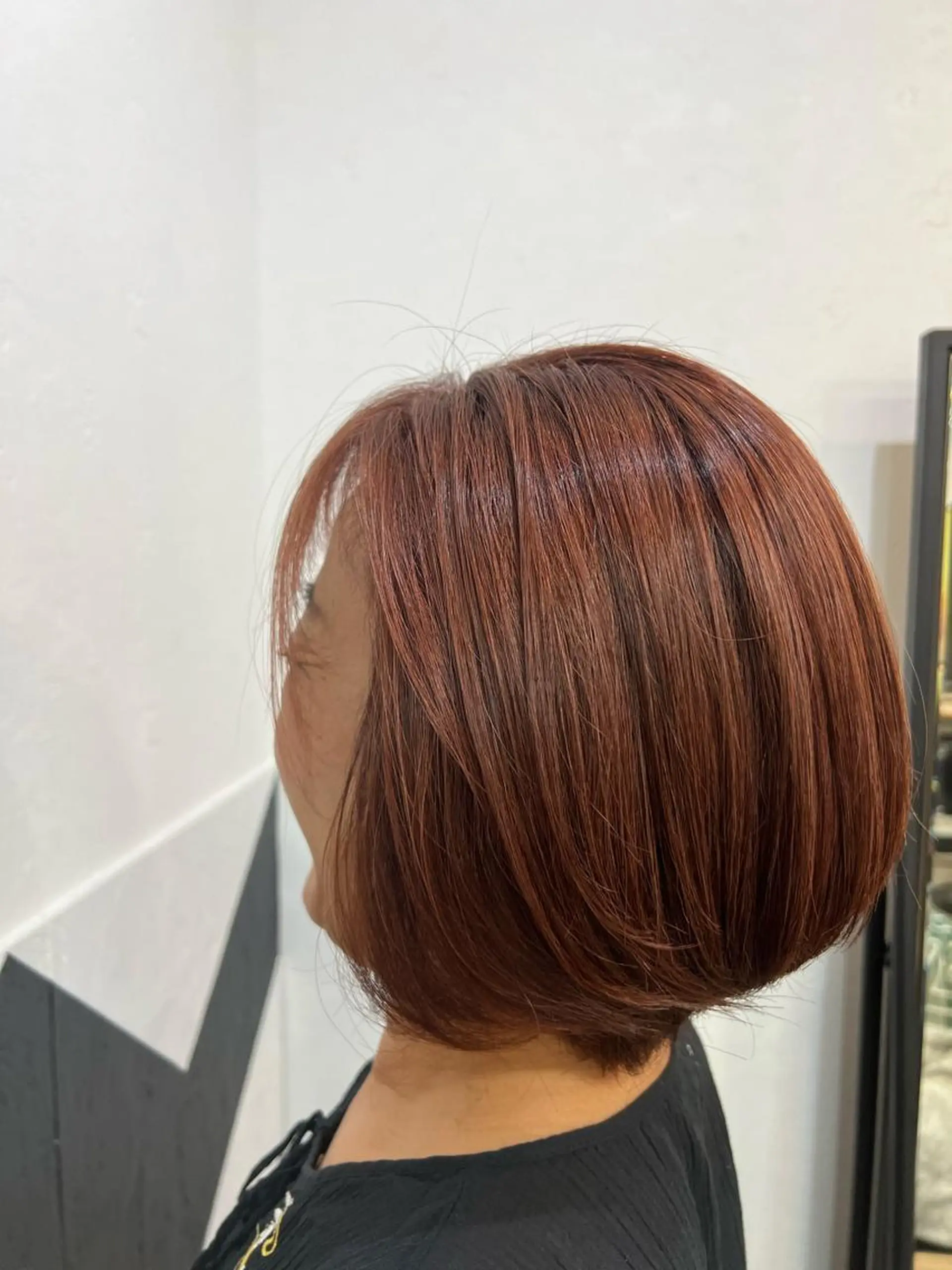 カラー アディクシーカラー アッシュ バレイヤージュ ベージュカラー 黒髪 ヘアカラー DEST所属・吉野 瑳桜のヘアスタイル