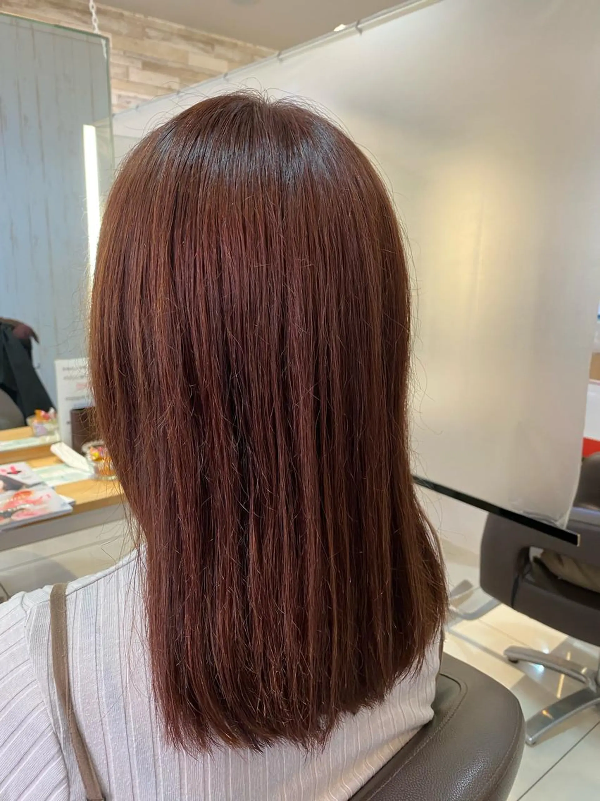 ミディアム カラー ピンクカラー ヘアカラー トリートメント 波巻き/メンズ/ ショート/☆いとみなのその他イメージ