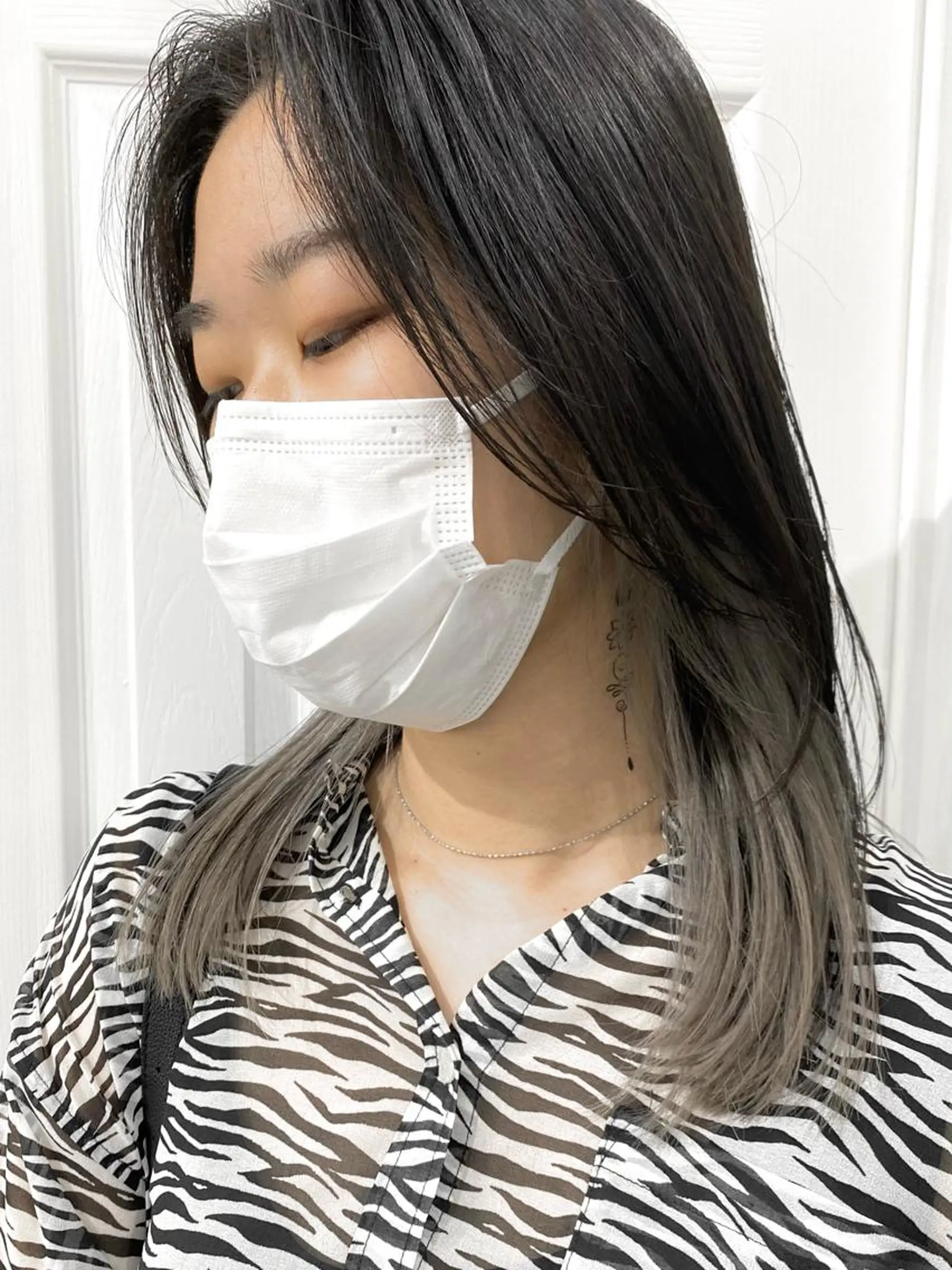 セミロング カラー ヘアアレンジ kai .のヘアスタイル