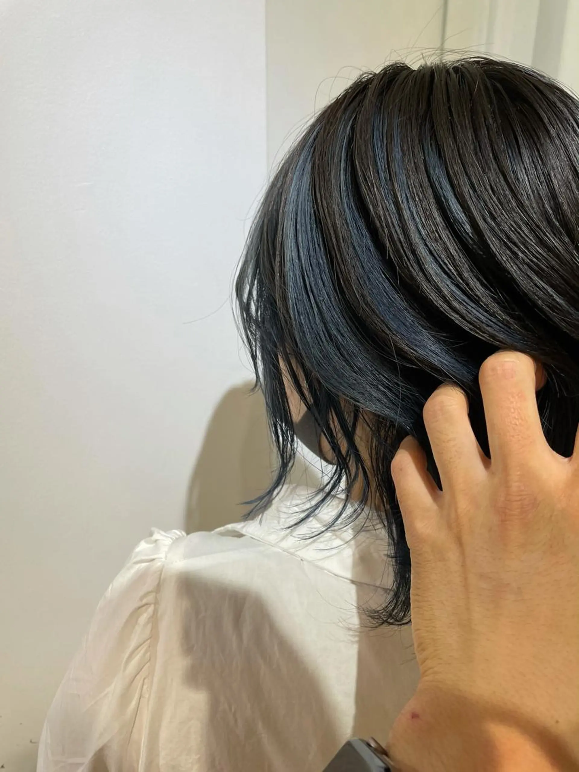 ミディアム カラー ブルーカラー ヘアカラー トリートメント 過去一の柔髪ヘア 🌿IVYjoureのヘアスタイル