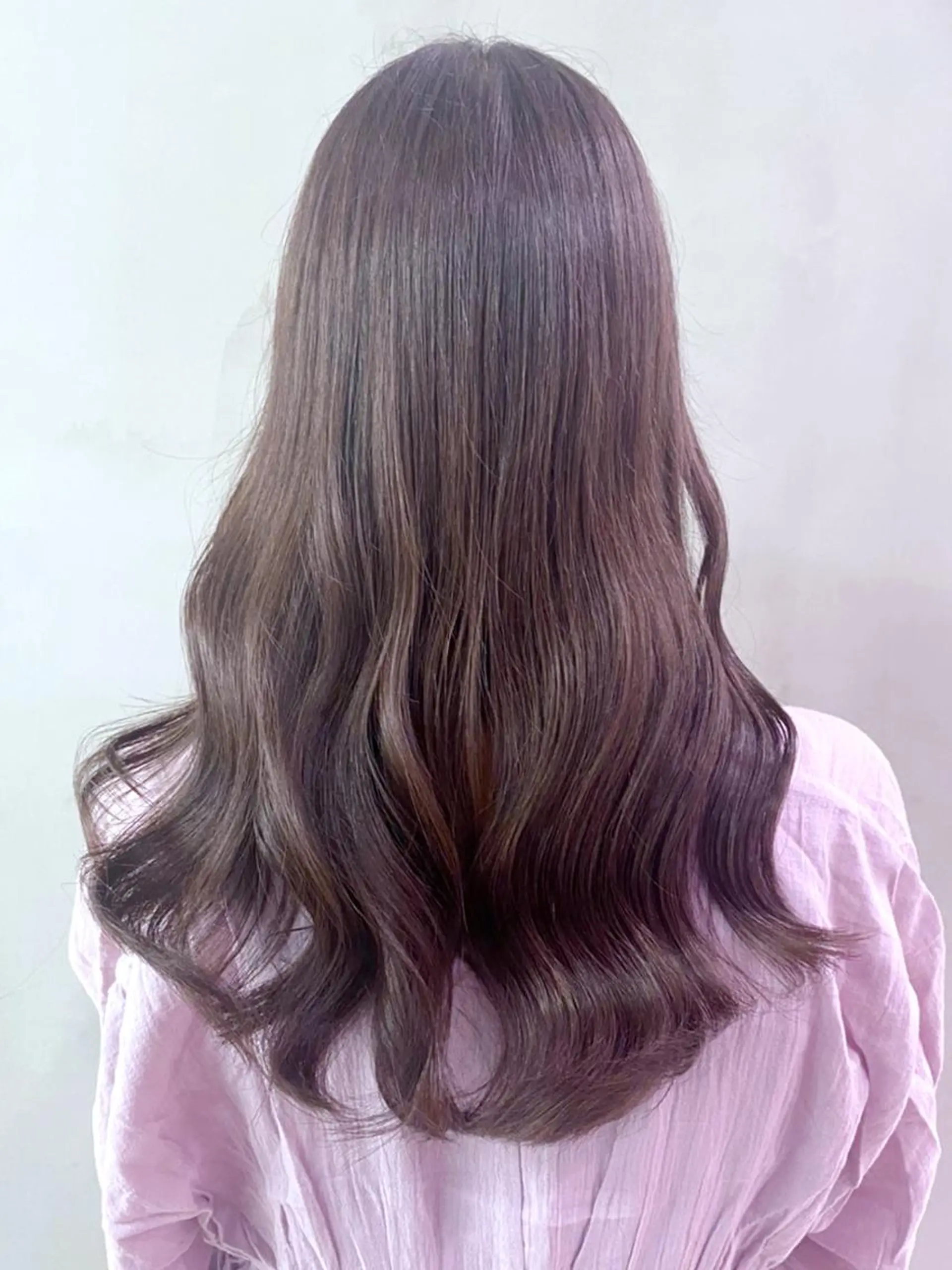 セミロング カラー パーマ ヘアアレンジ グレージュ ITbyALBUM 藤沢店のヘアスタイル