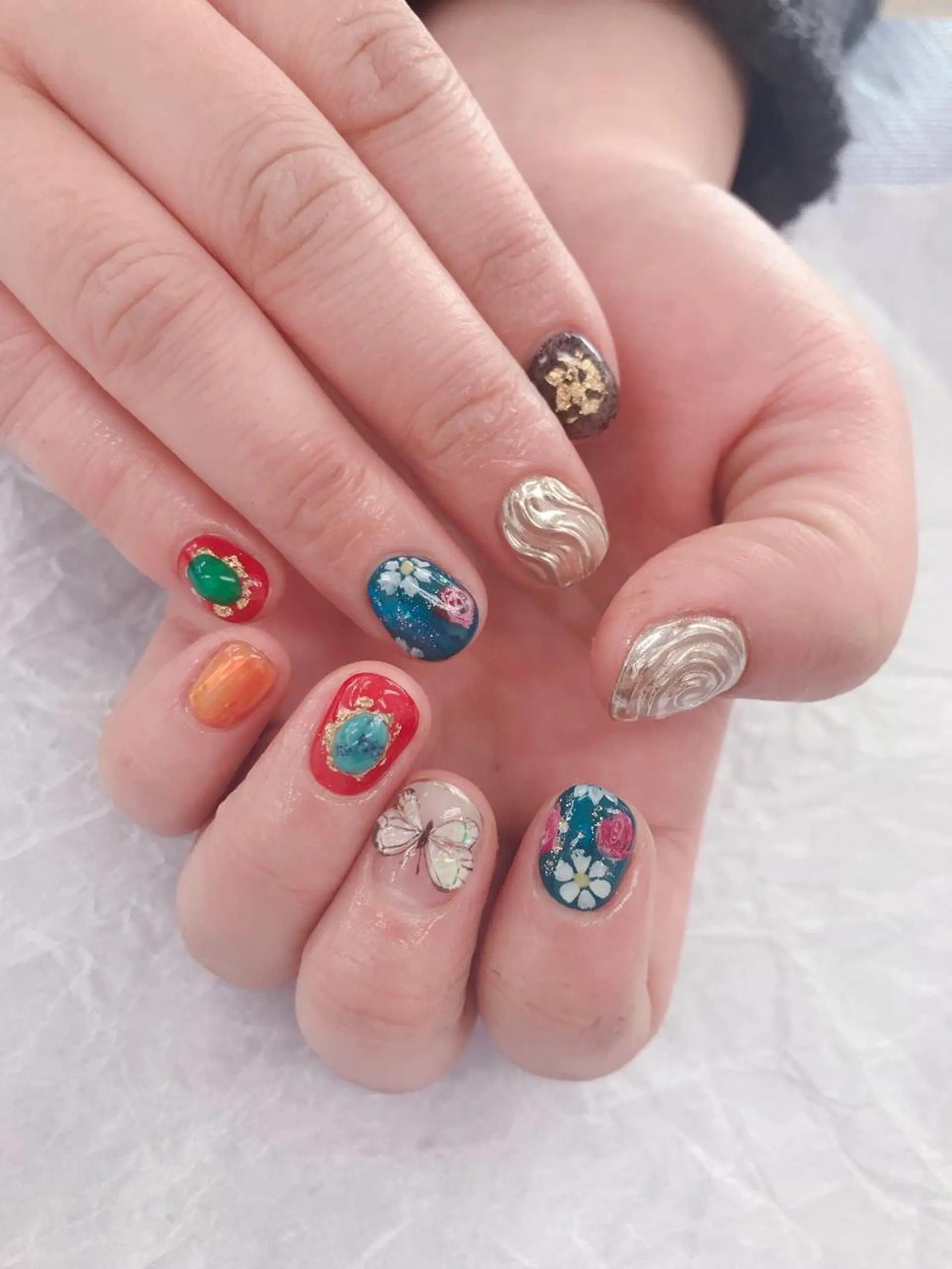 ネイル ニュアンスネイル ネイリスト あこのネイルデザイン