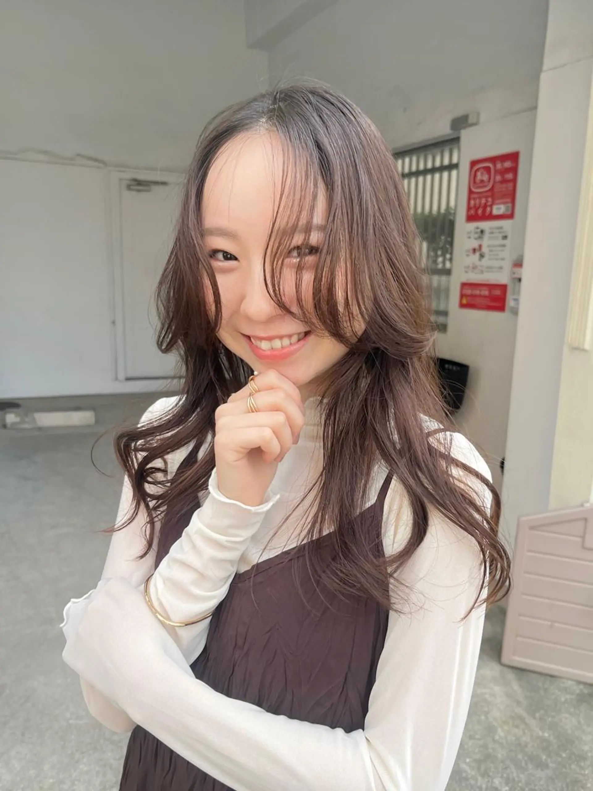 セミロング 村田梨乃/ minim hairのヘアスタイル