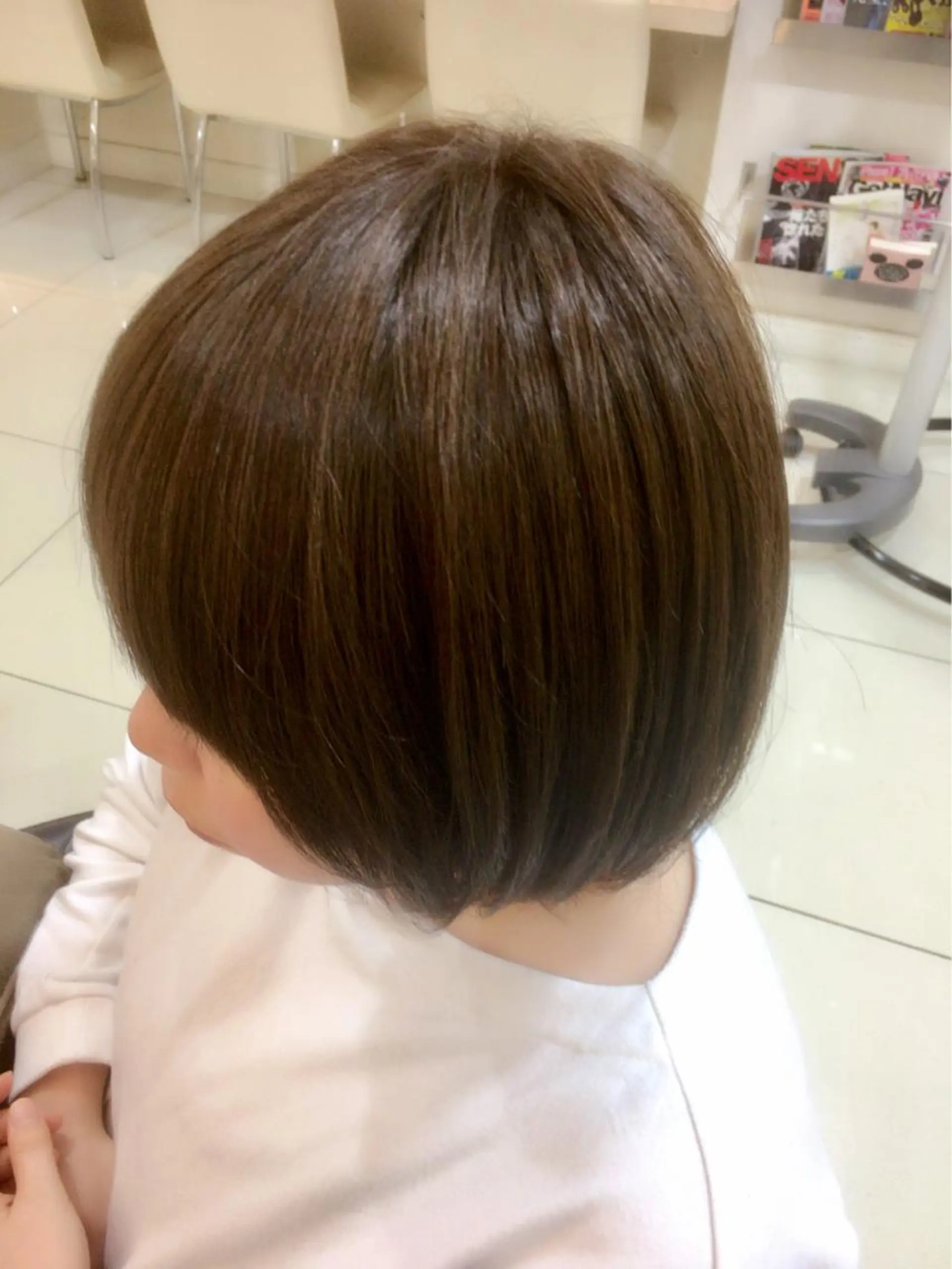 ショート カラー アッシュ ブルーカラー ブルーアッシュ バイオレットカラー 永井 大希のヘアスタイル