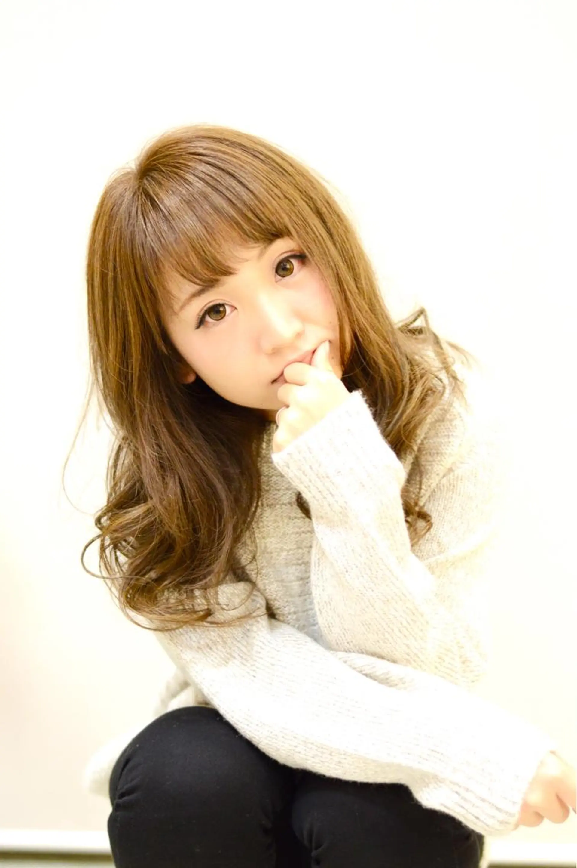 ロング カラー パーマ テラモト カズヨシのヘアスタイル