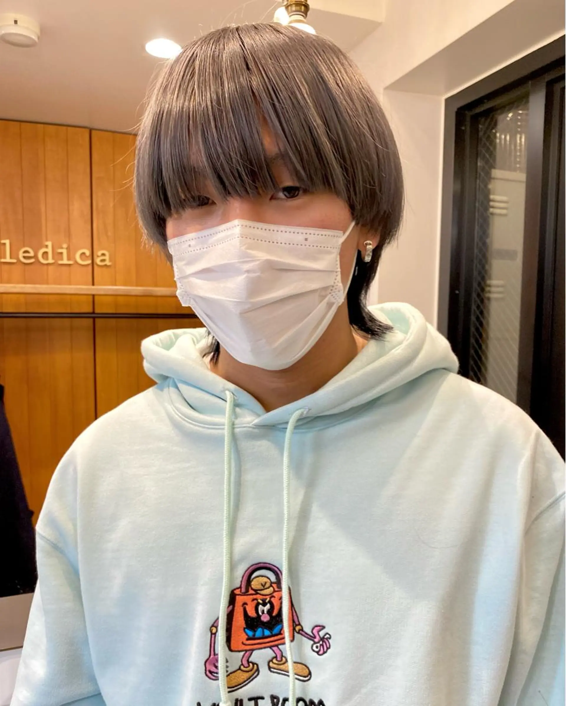 ショート カラー メンズ メンズウルフカット ウルフカット ヒカル/ミディアム パーマ/ロングパーマのヘアスタイル