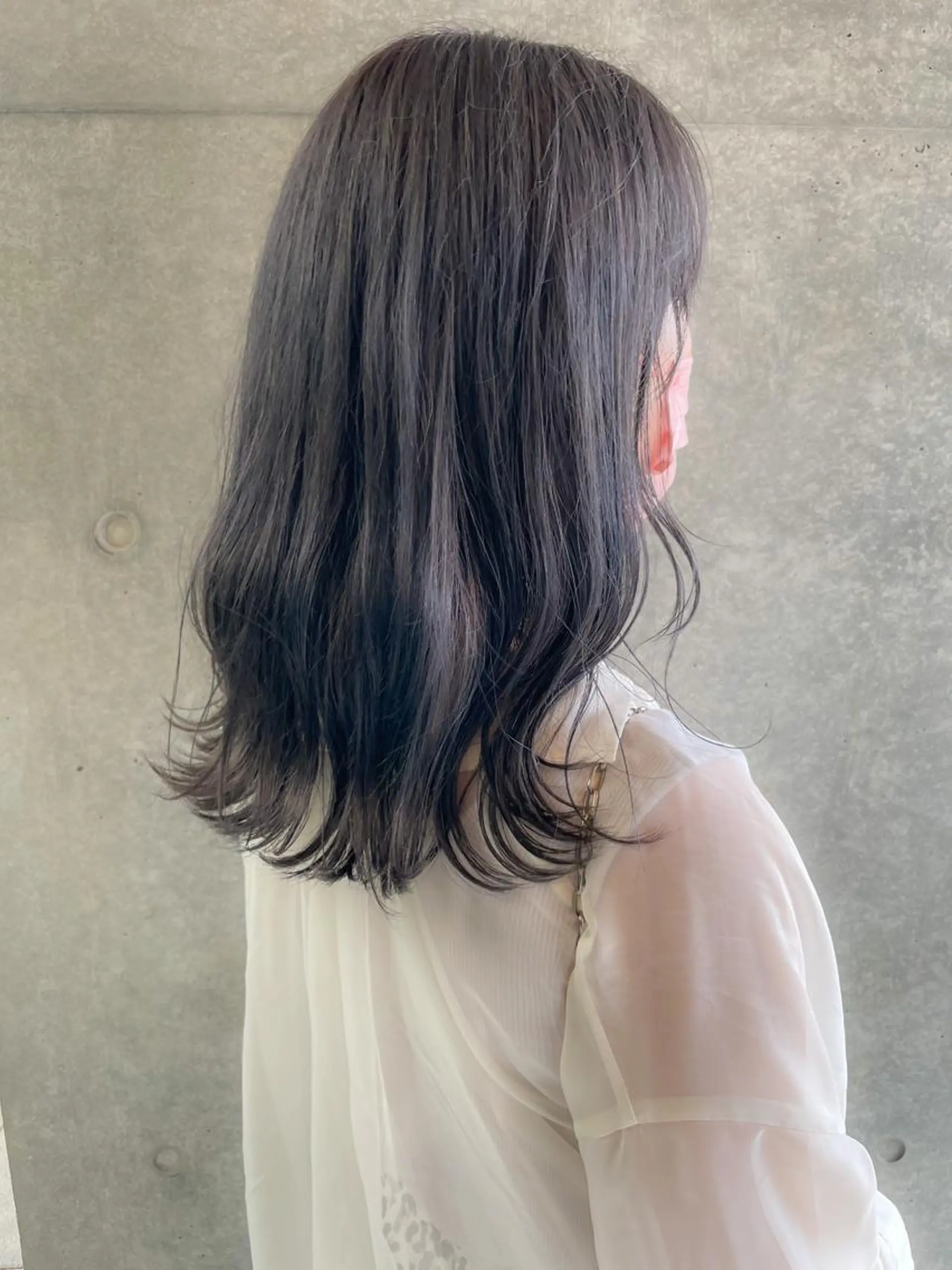 セミロング カラー メンズパーマ メンズ特化ryoのヘアスタイル