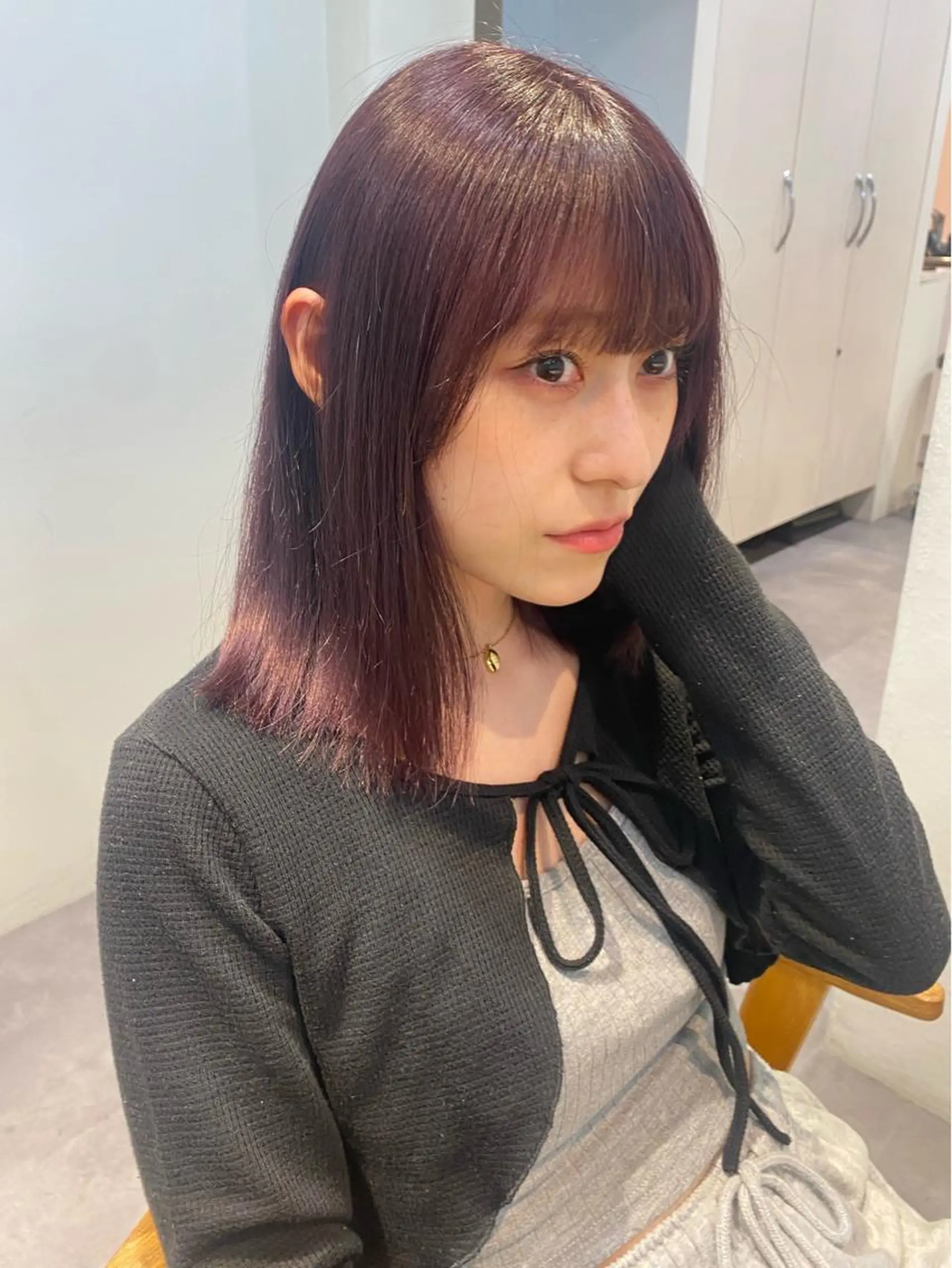 ミディアム カラー 当日予約大歓迎💗 依田瑞希のヘアスタイル