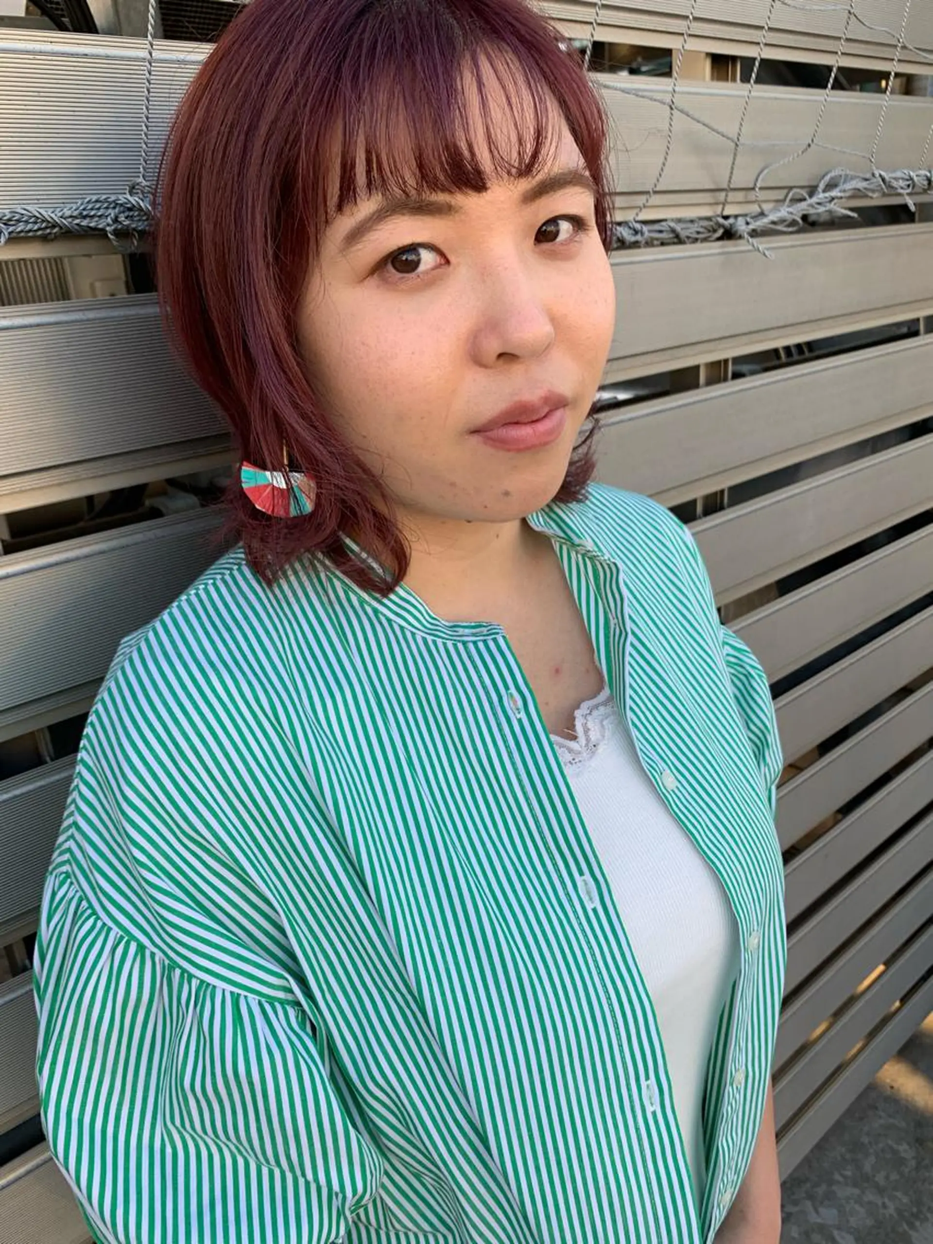 ショート カット ヘアカラー トリートメント 福原 亜祐美のヘアスタイル